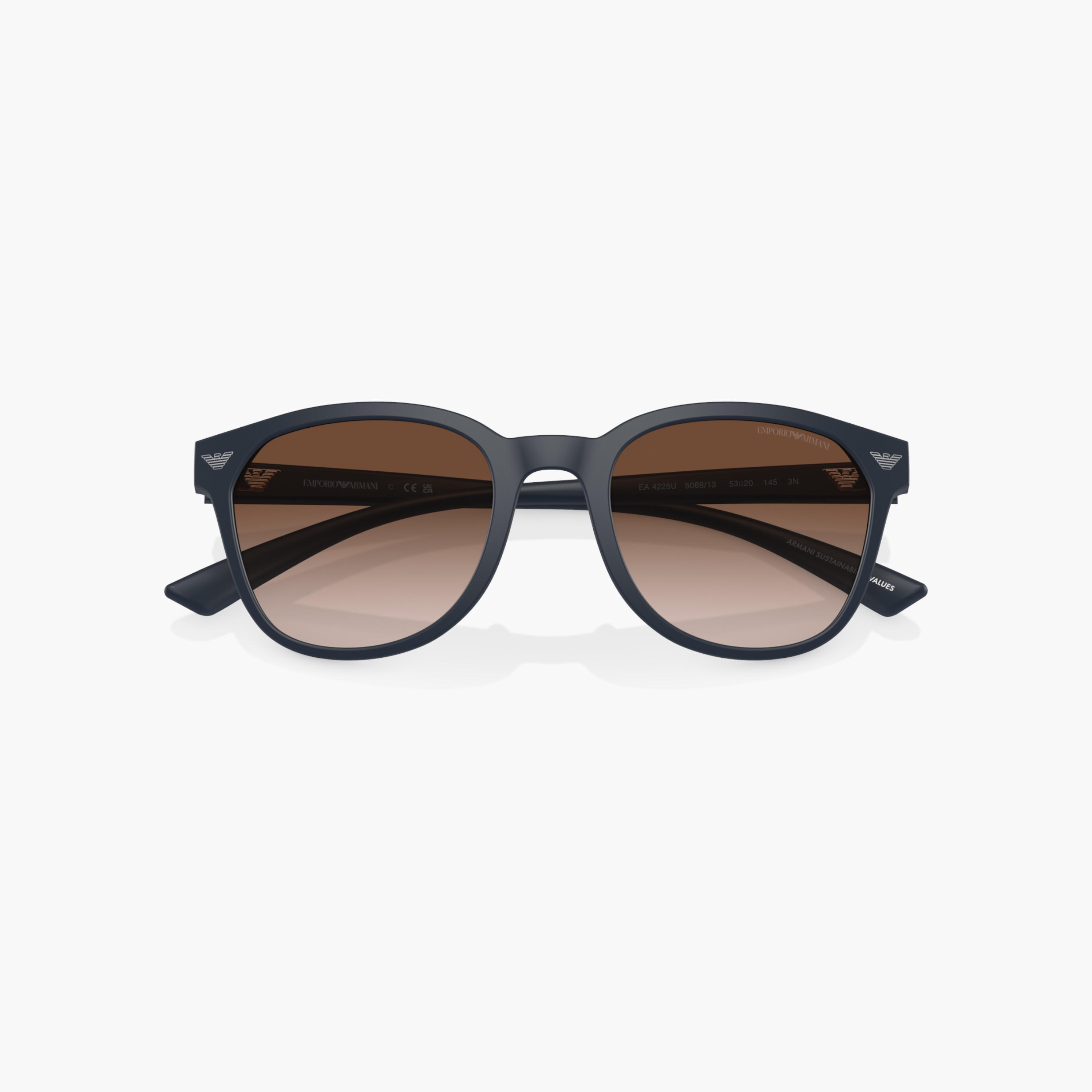 EMPORIO ARMANI Tinted Full Rim Clubmaster Sunglasses-men-sunglasses-image-3