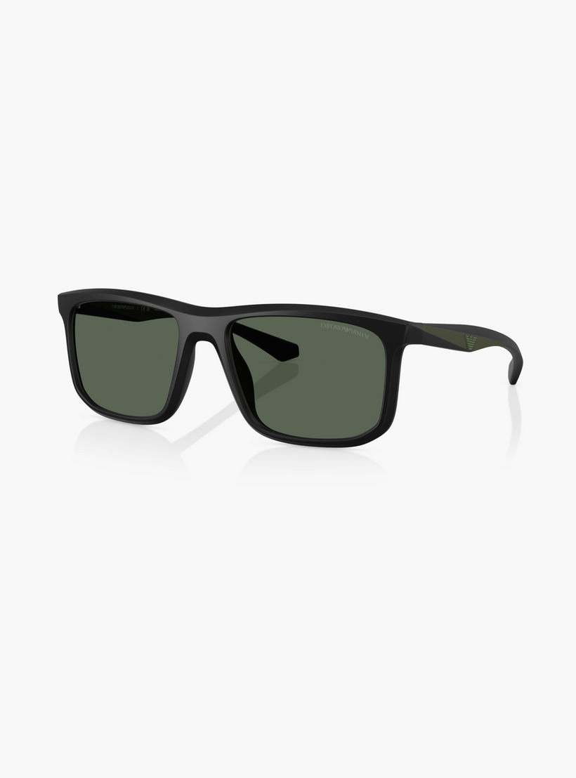نظارة شمسية وايفارير ملونة بإطار كامل من إمبوريو أرماني-men-sunglasses-image-1