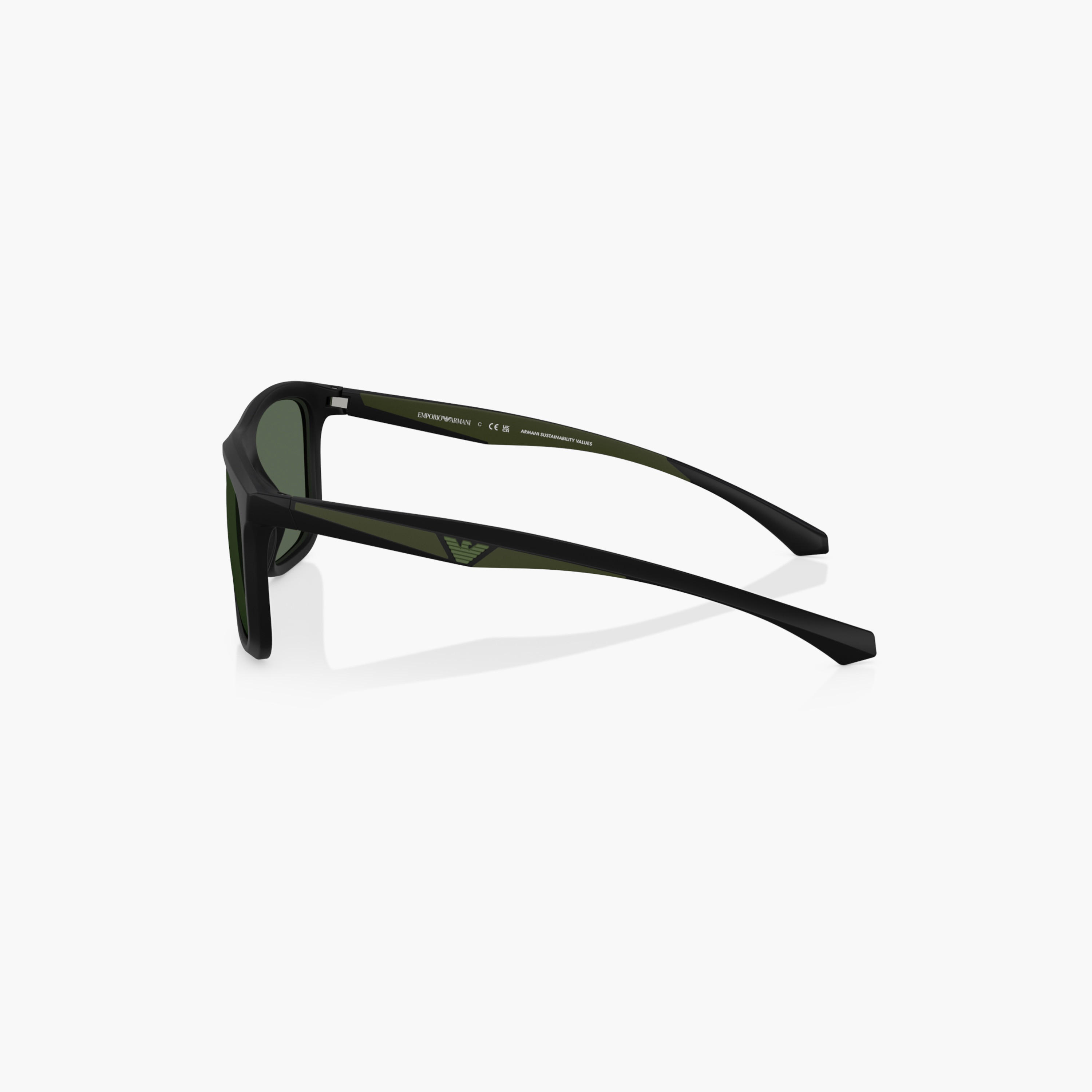 EMPORIO ARMANI Tinted Full Rim Wayfarer Sunglasses-men-sunglasses-image-3