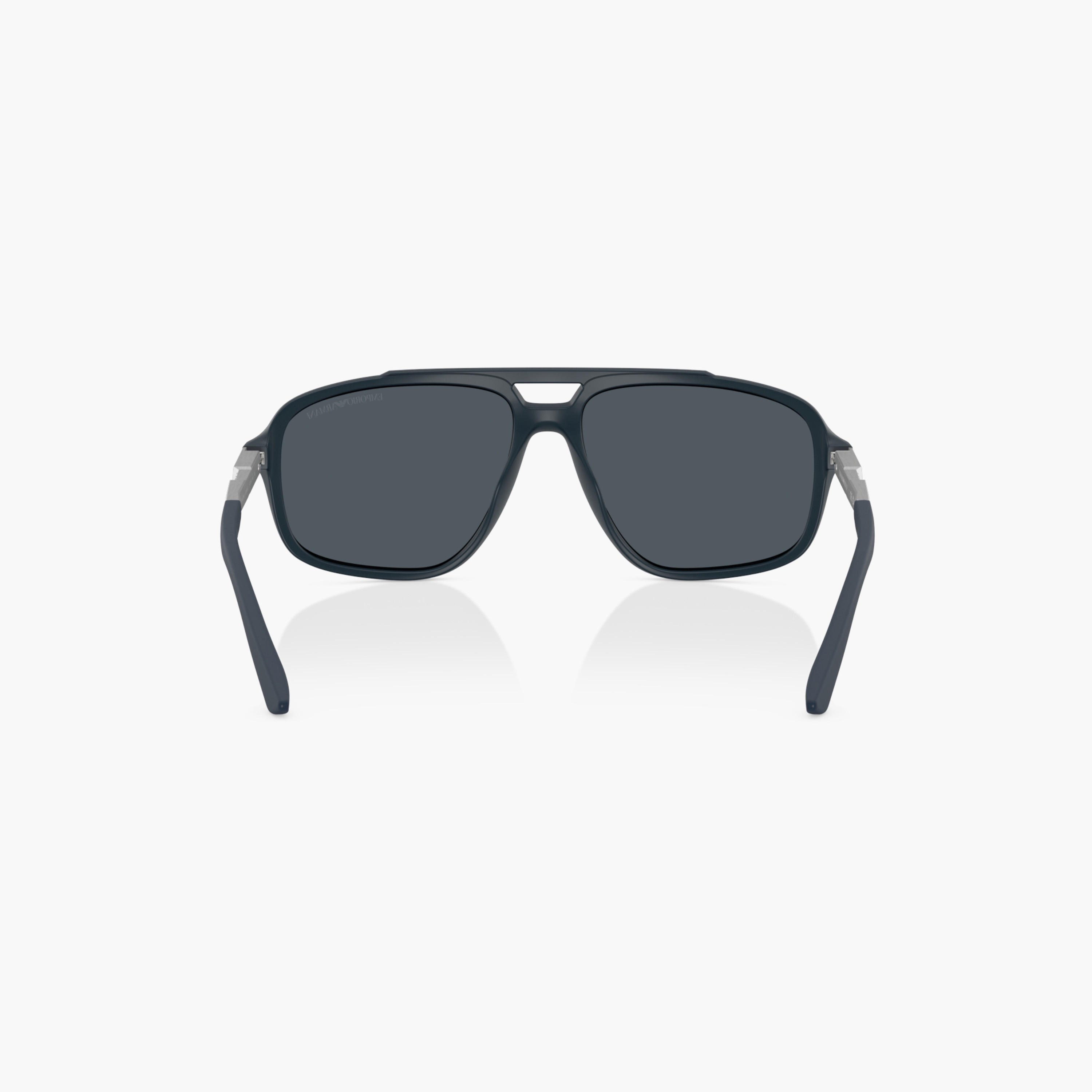 نظارة شمسية أفياتور ملونة بإطار كامل من إمبوريو أرماني-men-sunglasses-image-2