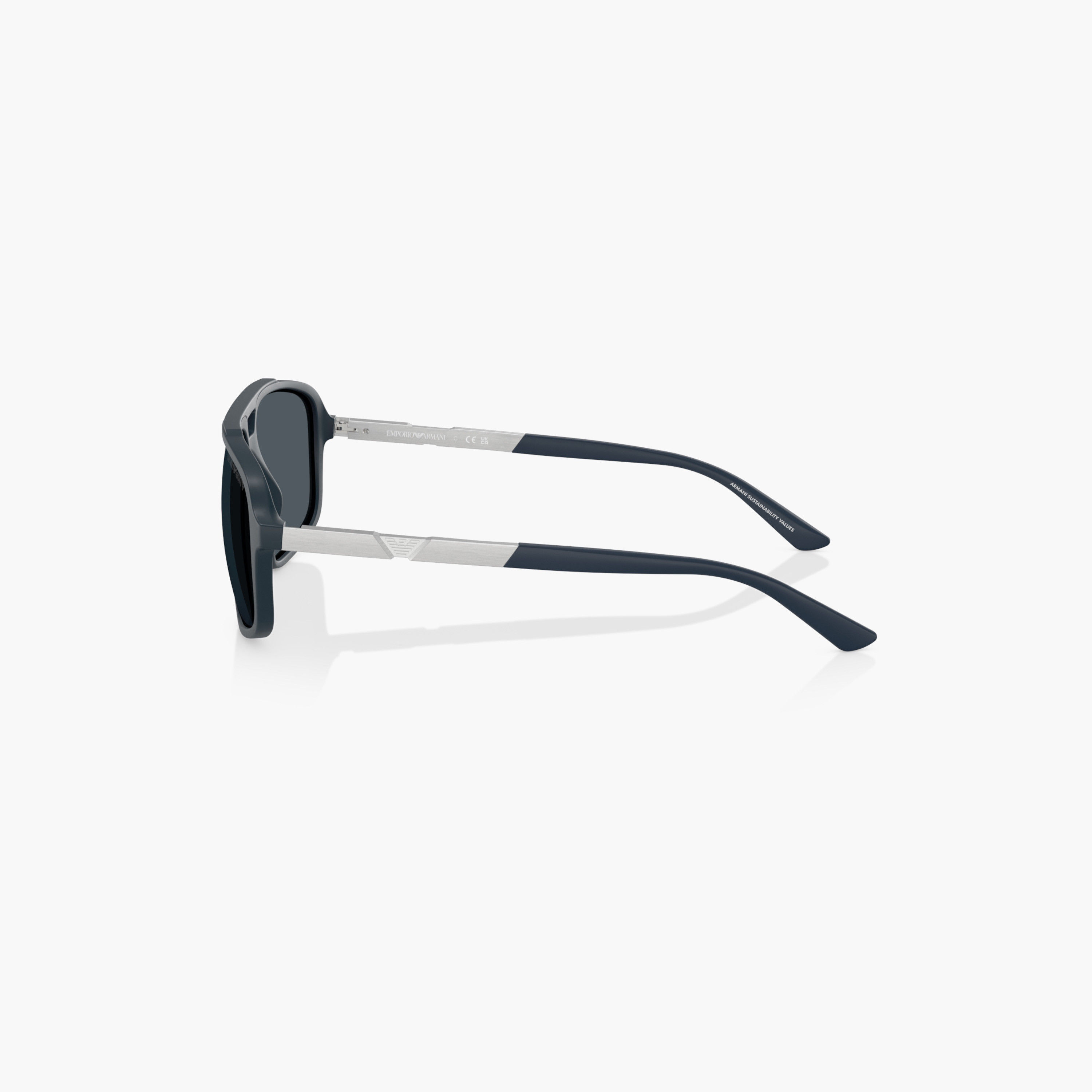 نظارة شمسية أفياتور ملونة بإطار كامل من إمبوريو أرماني-men-sunglasses-image-3
