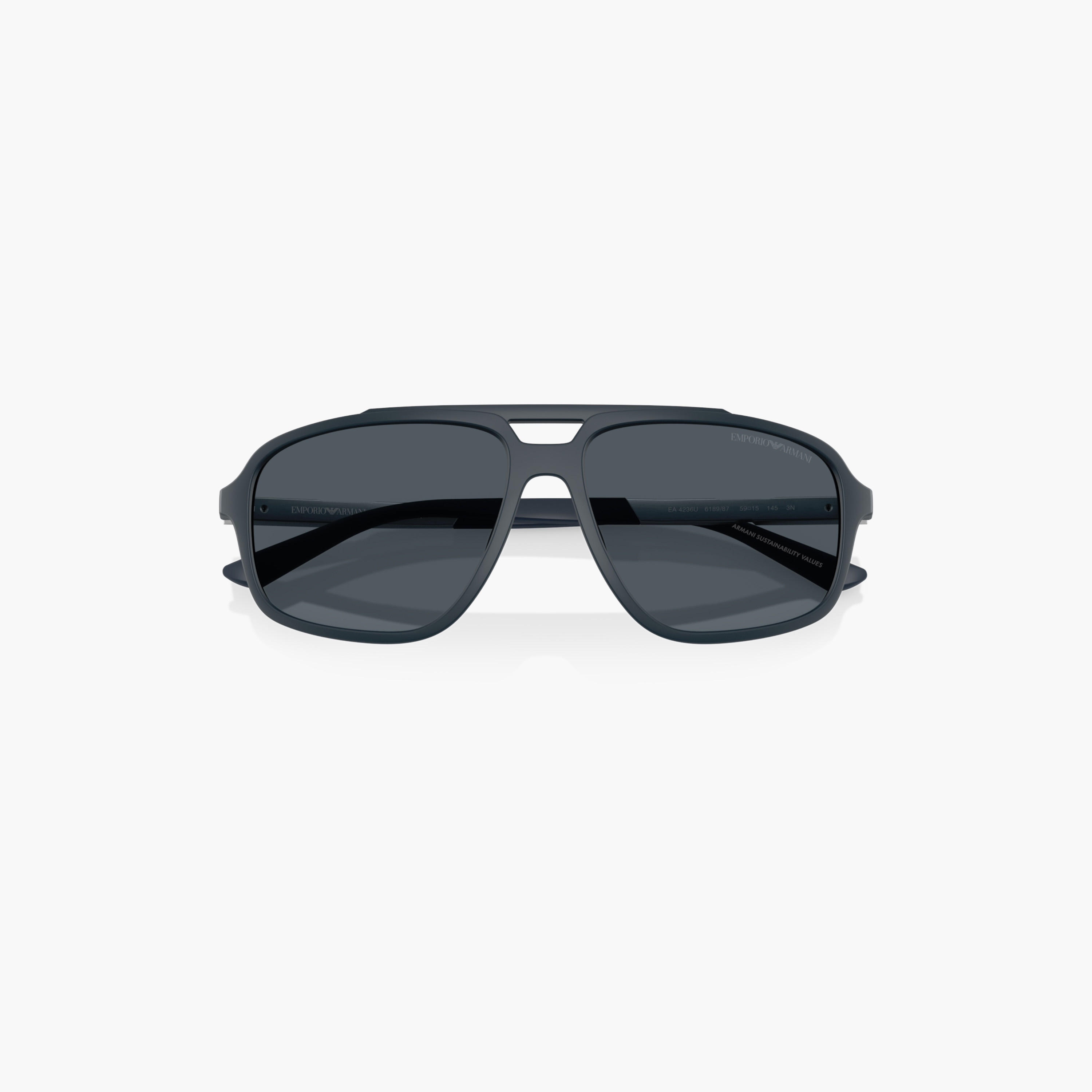 نظارة شمسية أفياتور ملونة بإطار كامل من إمبوريو أرماني-men-sunglasses-image-5