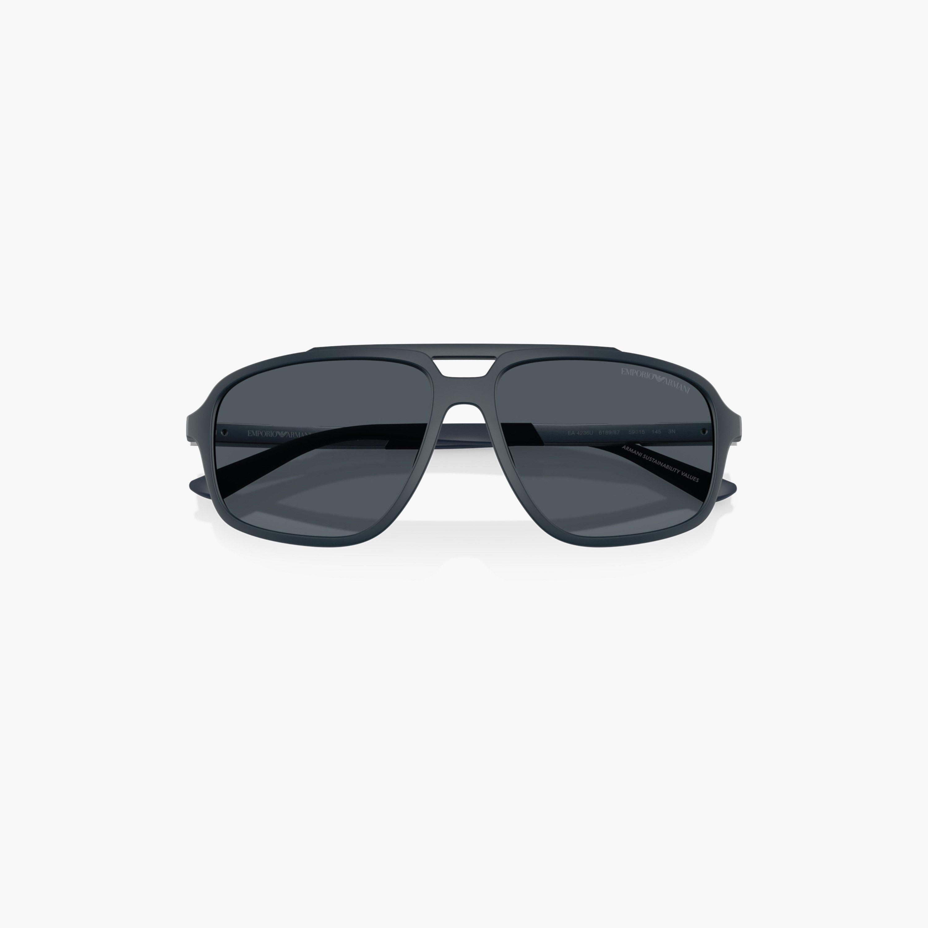نظارة شمسية أفياتور ملونة بإطار كامل من إمبوريو أرماني-men-sunglasses-image-5