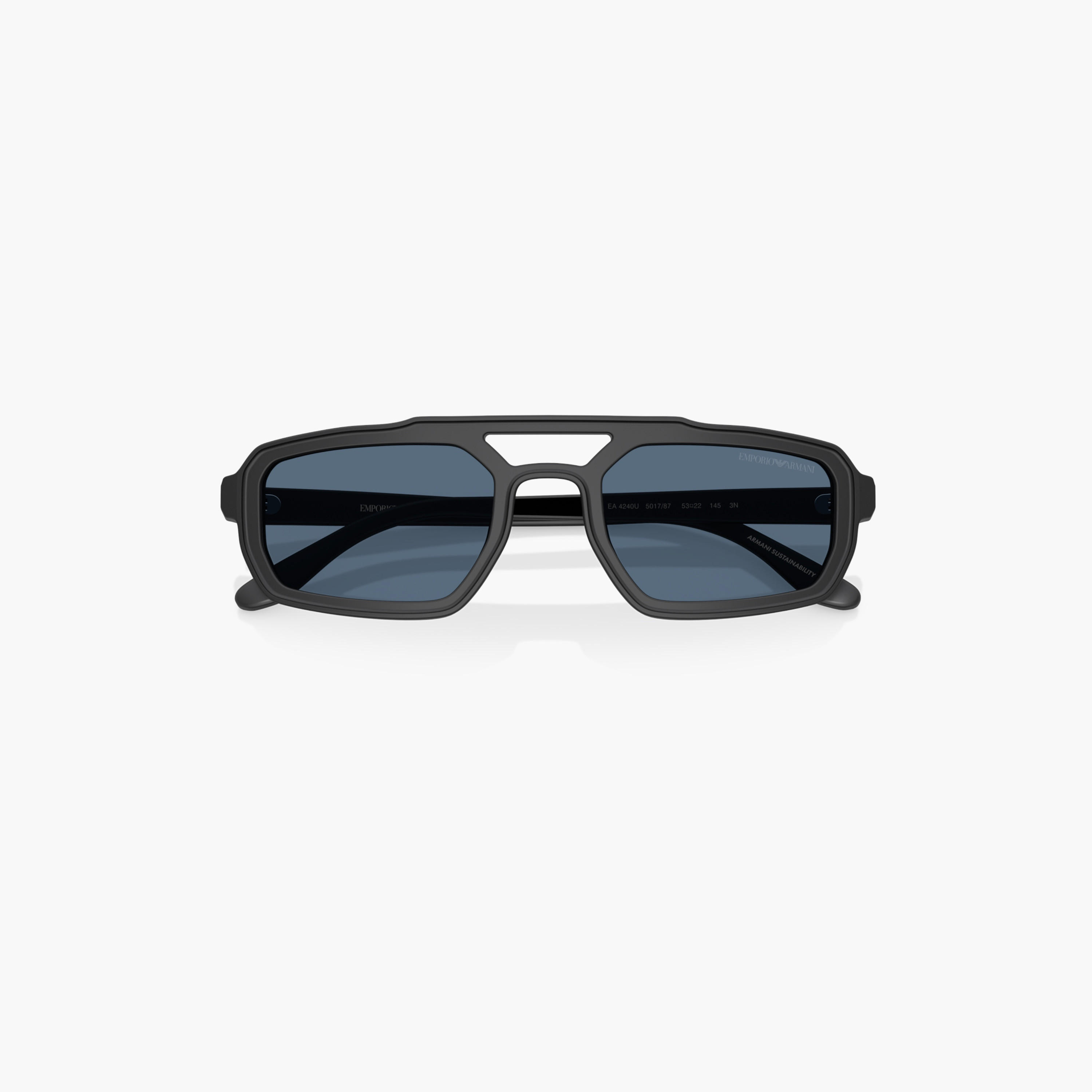 EMPORIO ARMANI Tinted Full Rim Wayfarer Sunglasses-men-sunglasses-image-2