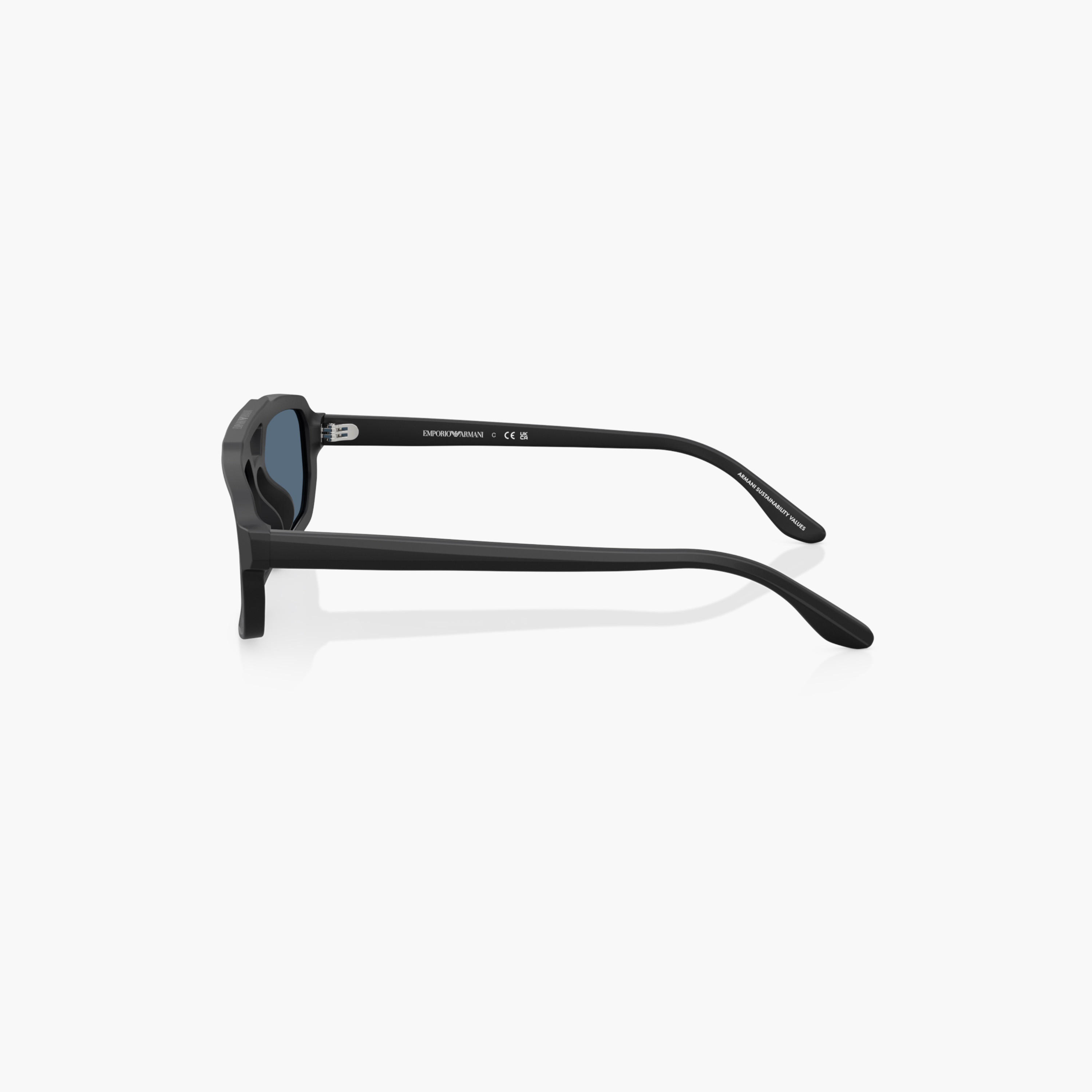 نظارة شمسية وايفارير ملونة بإطار كامل من إمبوريو أرماني-men-sunglasses-image-4