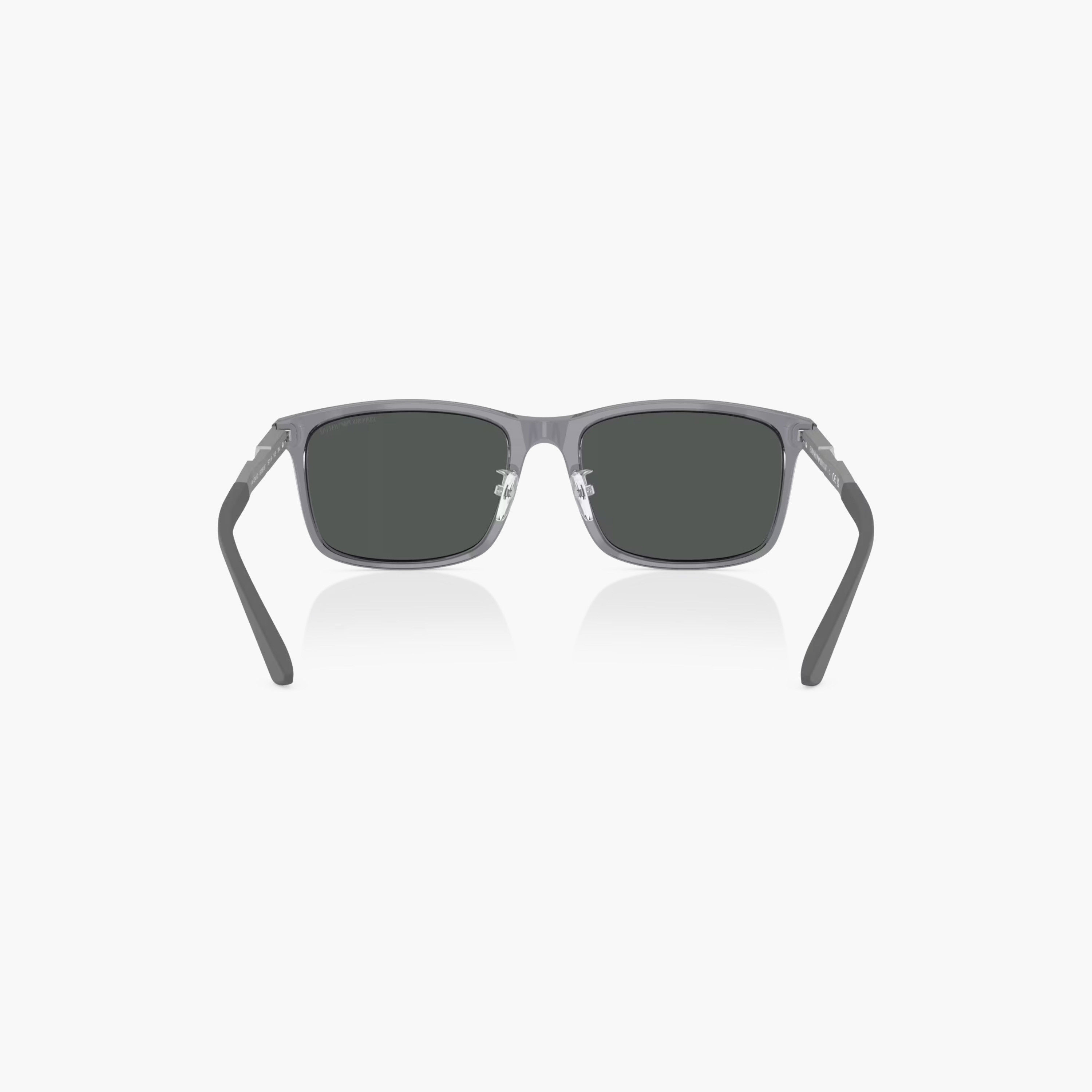 EMPORIO ARMANI Tinted Full Rim Wayfarer Sunglasses with Nose Pad-men-sunglasses-image-4