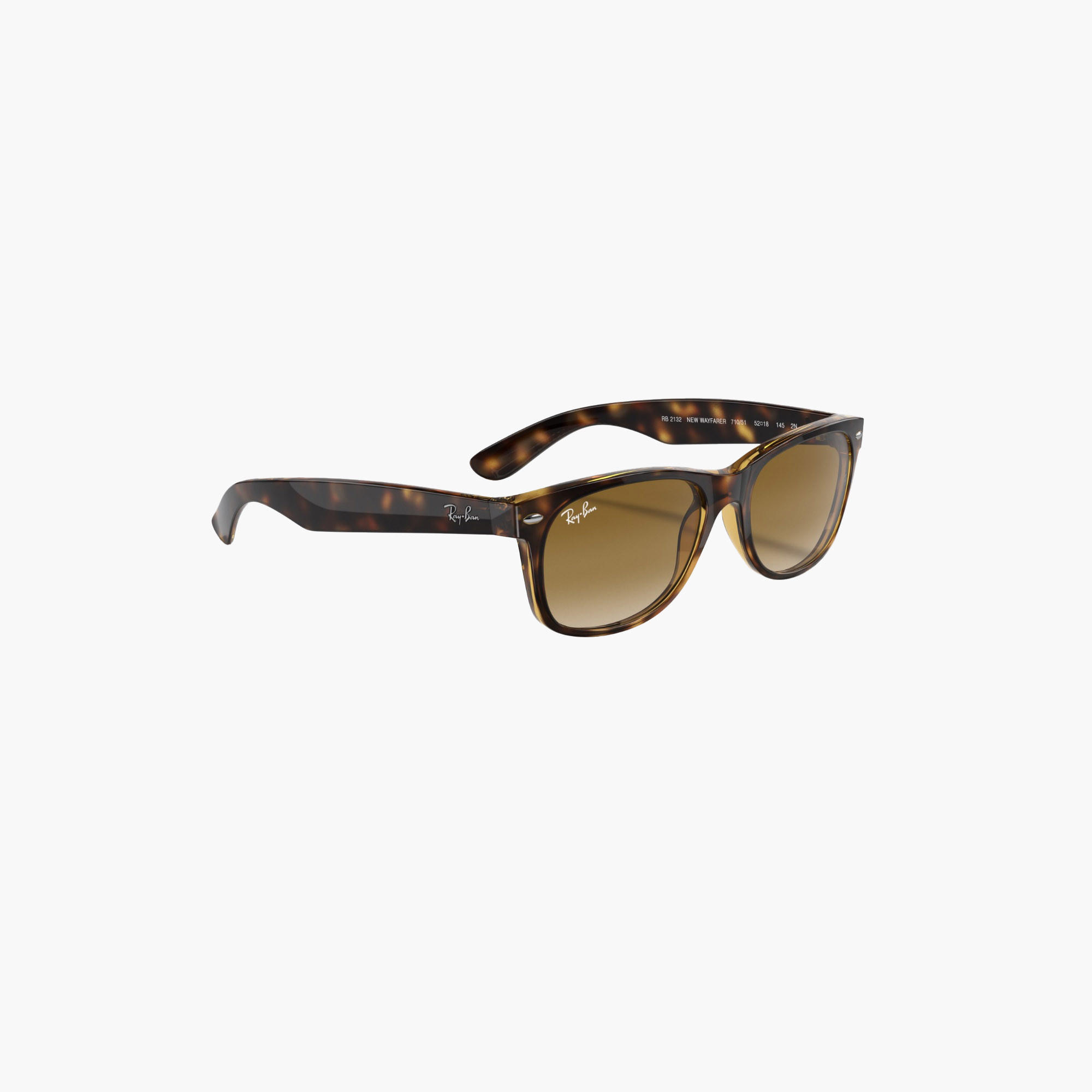 Ray-Ban Unisex Wayfarer Sunglasses Brown Lens-men-sunglasses-image-4