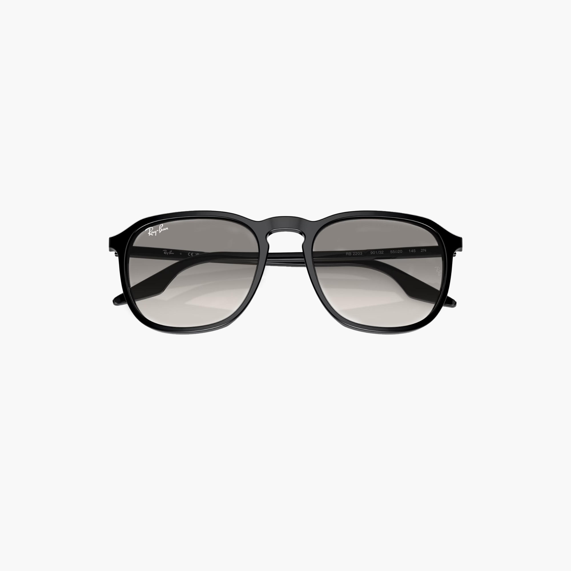 Ray-Ban Sunglasses Wayfarer Grey Lens-men-sunglasses-image-1