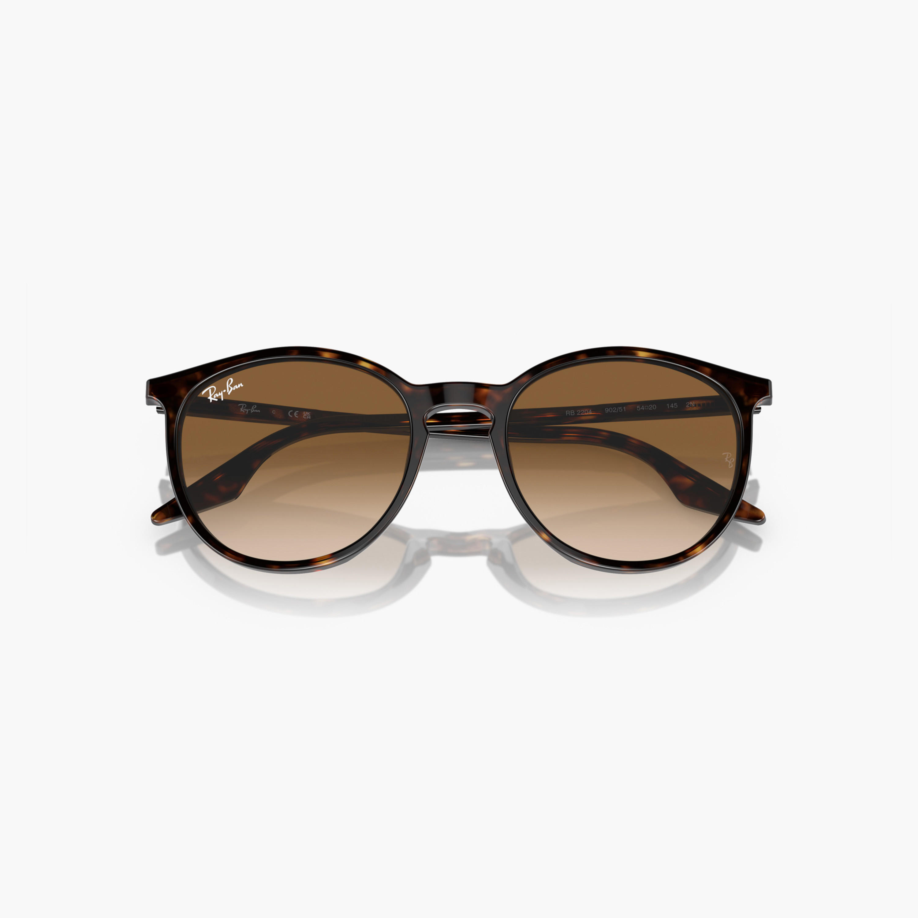 نظارة شمسية بإطار كامل وعدسات ملونة هافانا من راي بان-men-sunglasses-image-4