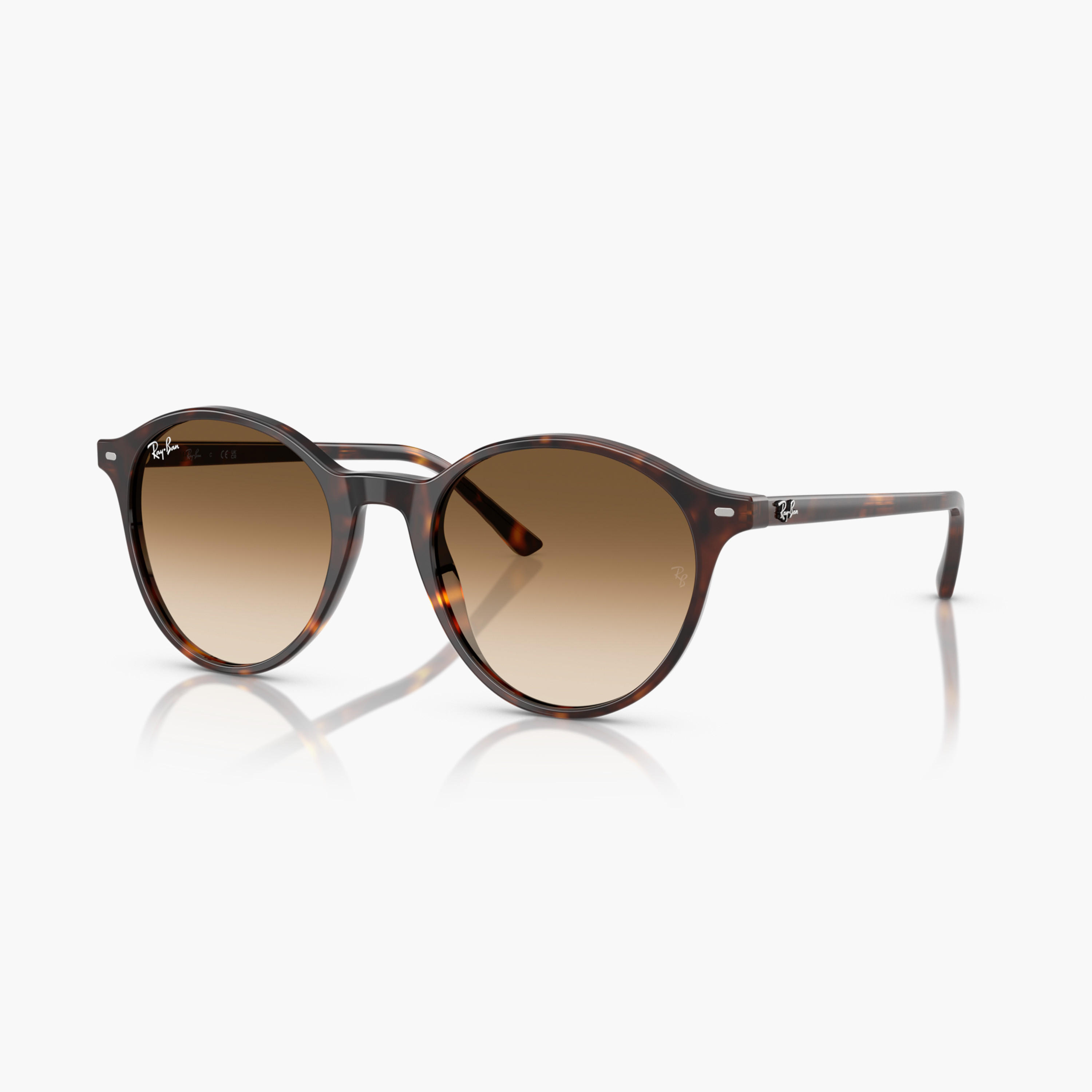 نظارة شمسية بإطار كامل وطبعات هافانا من راي بان-men-sunglasses-image-5