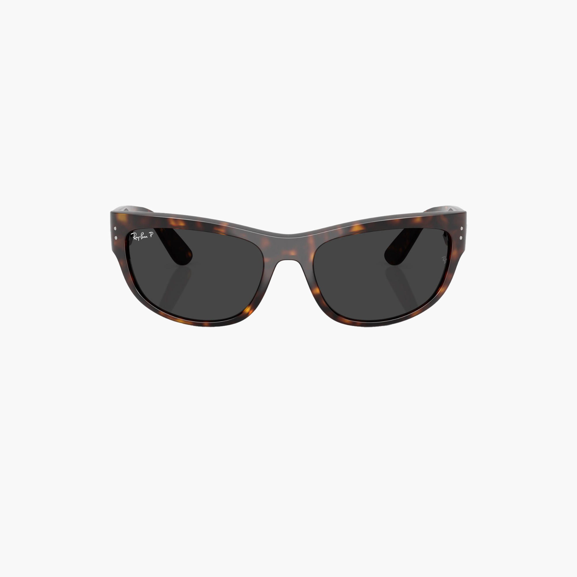 نظارة شمسية مستطيلة بعدسات سوداء من راي بان-men-sunglasses-image-5