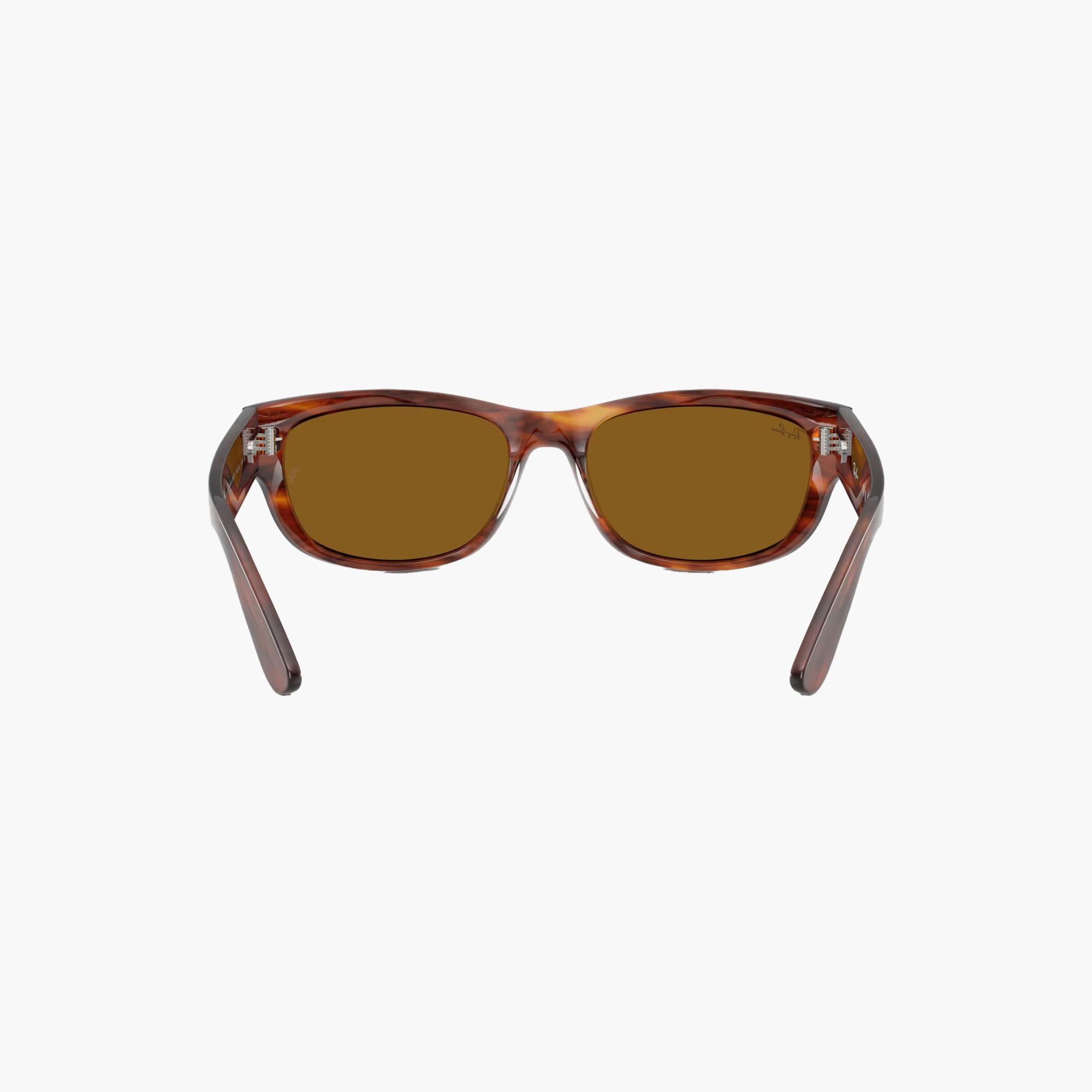 Ray-Ban Striped Havana Sunglasses UV Protection Brown Lens-men-sunglasses-image-3