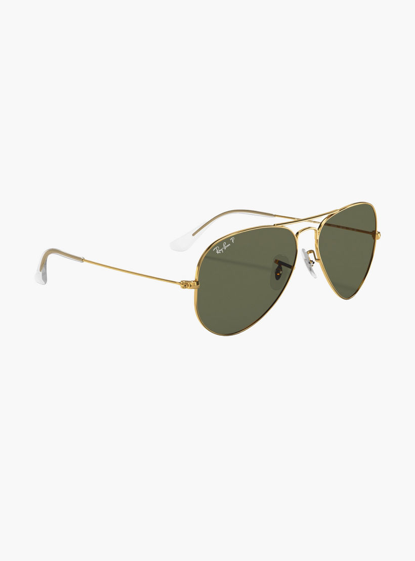 Ray-Ban Sunglasses Aviator Green Lens-women-sunglasses-image-4