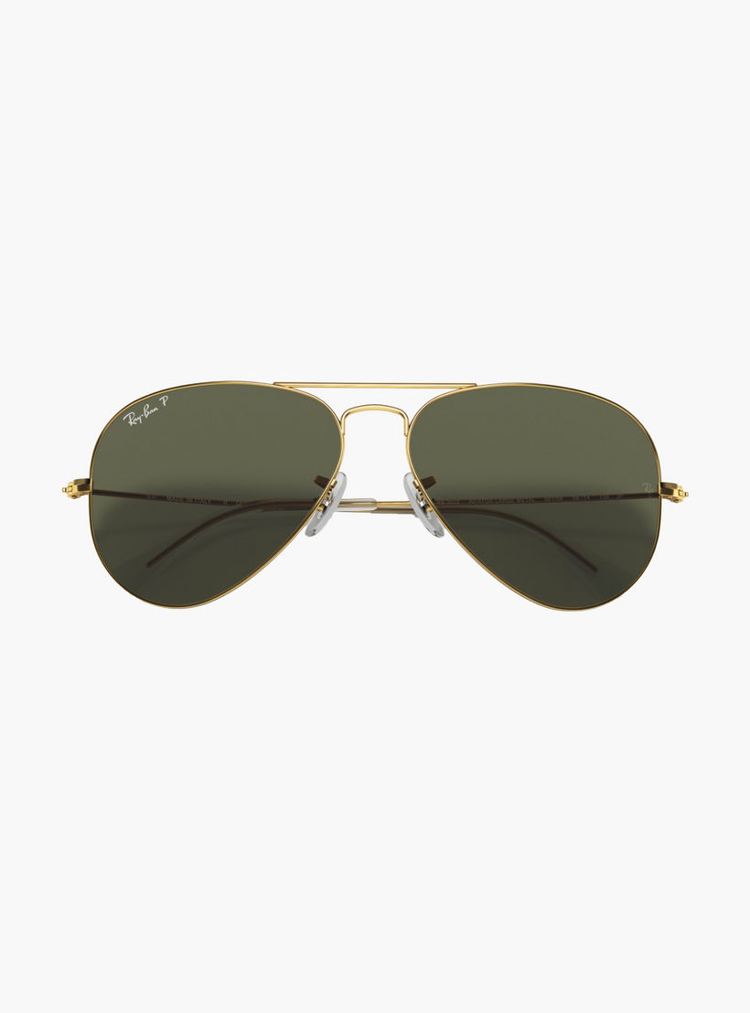 Ray-Ban Sunglasses Aviator Green Lens-women-sunglasses-image-6