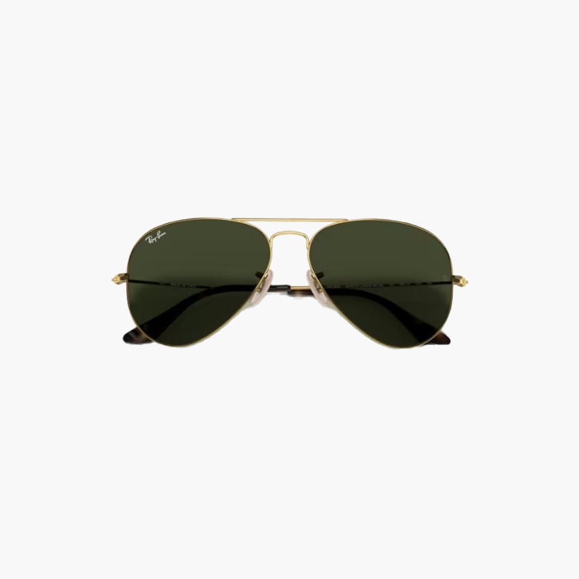 نظارة شمس أفياتور بعدسات خضراء وحماية من الأشعة فوق البنفسجية من راي بان-men-sunglasses-image-1