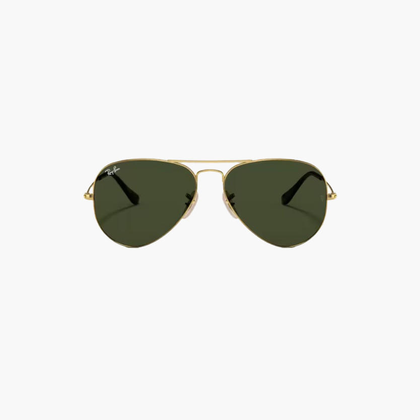 Ray-Ban Sunglasses Aviator UV Protection Green Lens-men-sunglasses-image-3