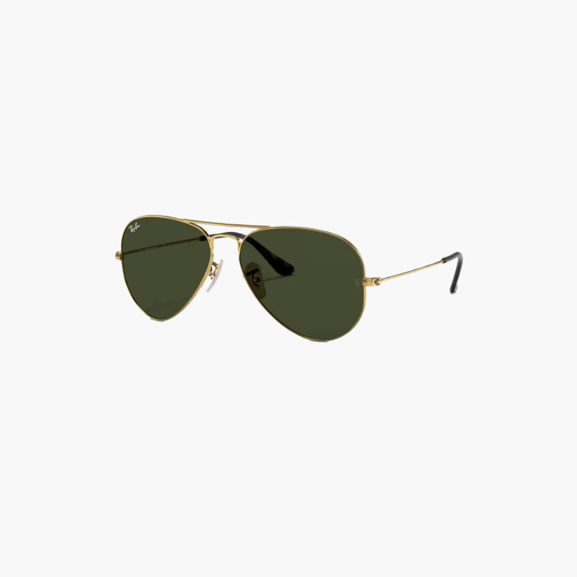 Ray-Ban Sunglasses Aviator UV Protection Green Lens-men-sunglasses-image-5
