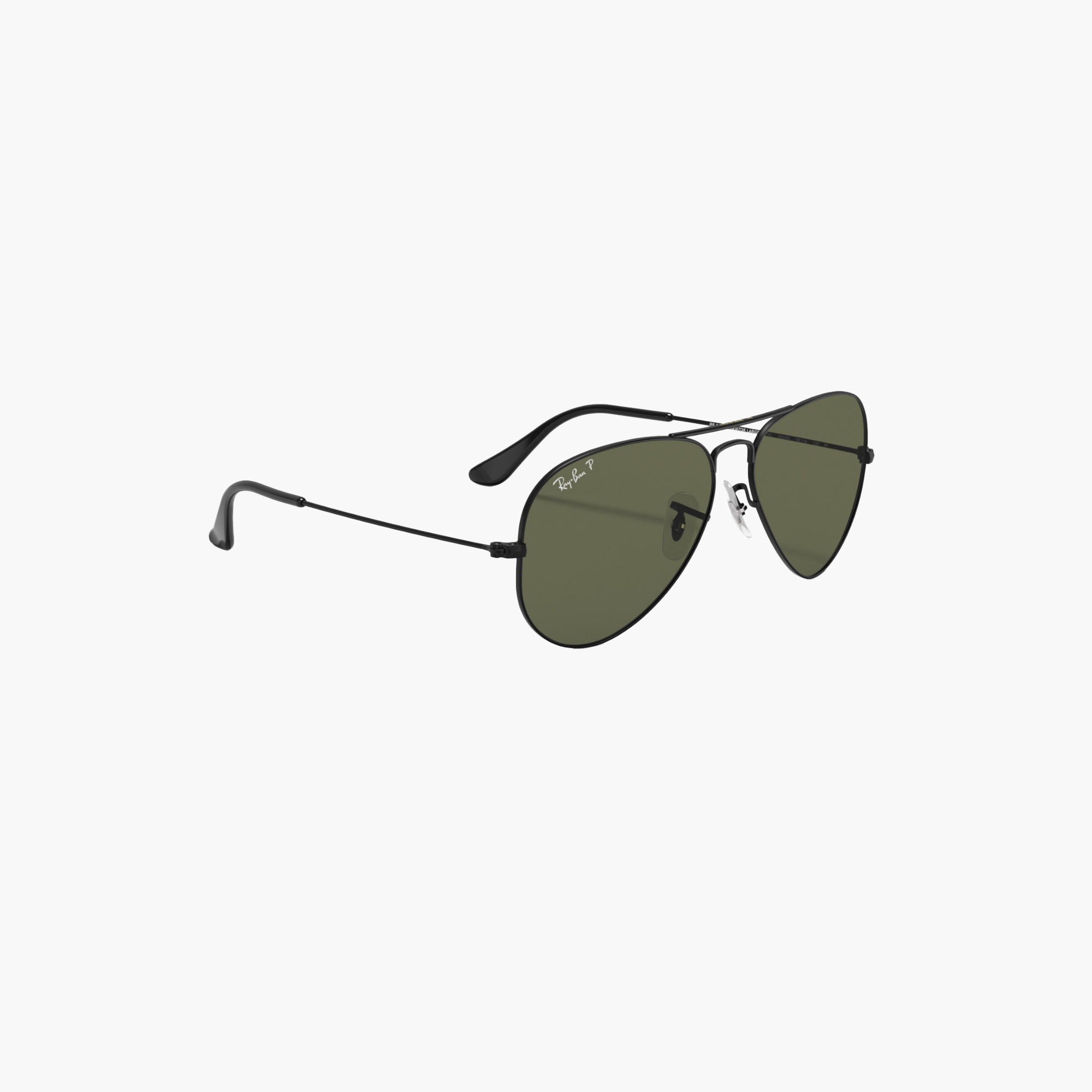نظارة شمس أفياتور بعدسات خضراء وحماية من الأشعة فوق البنفسجية من راي بان-women-sunglasses-image-2