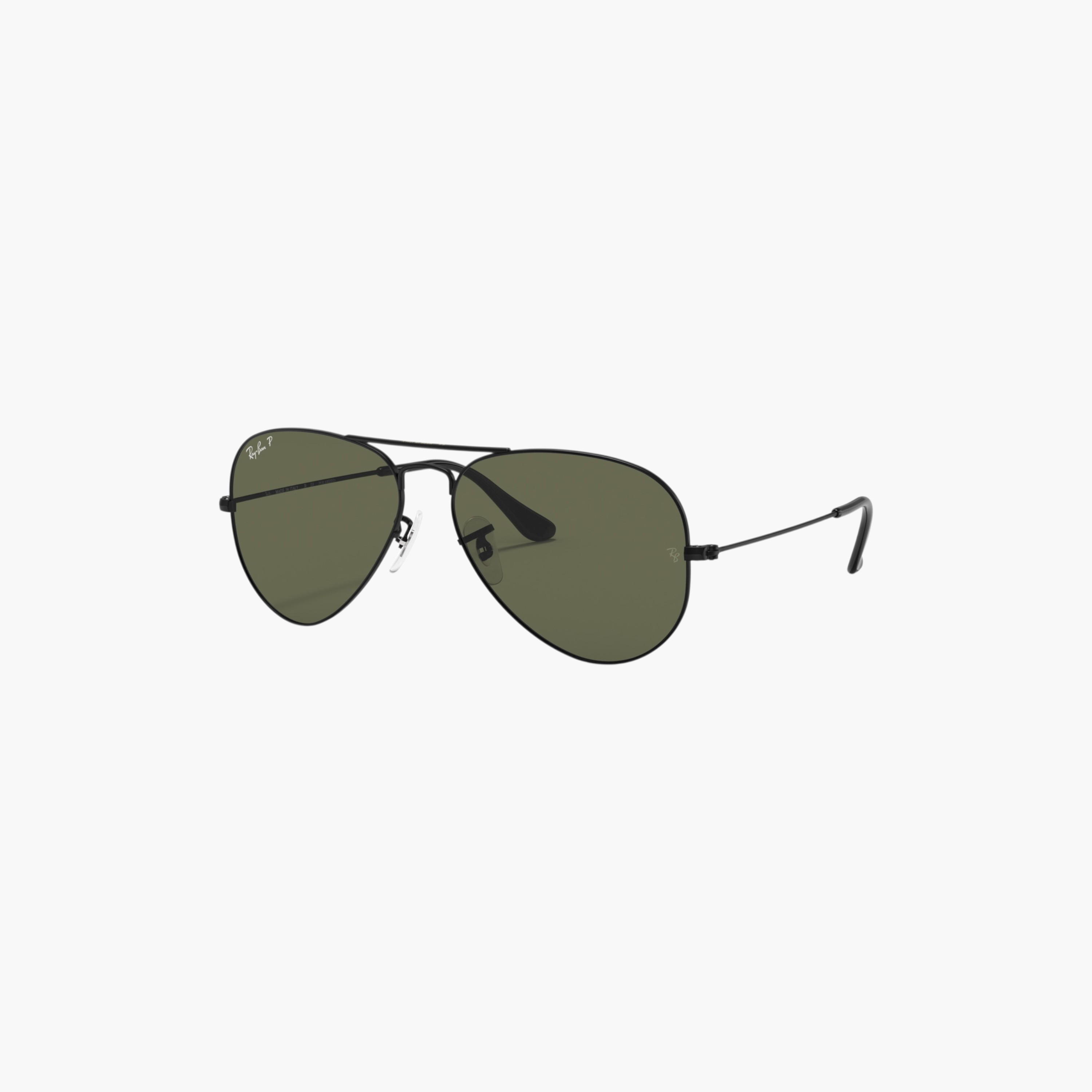 نظارة شمسية أفياتور بعدسات خضراء من راي بان-men-sunglasses-image-1