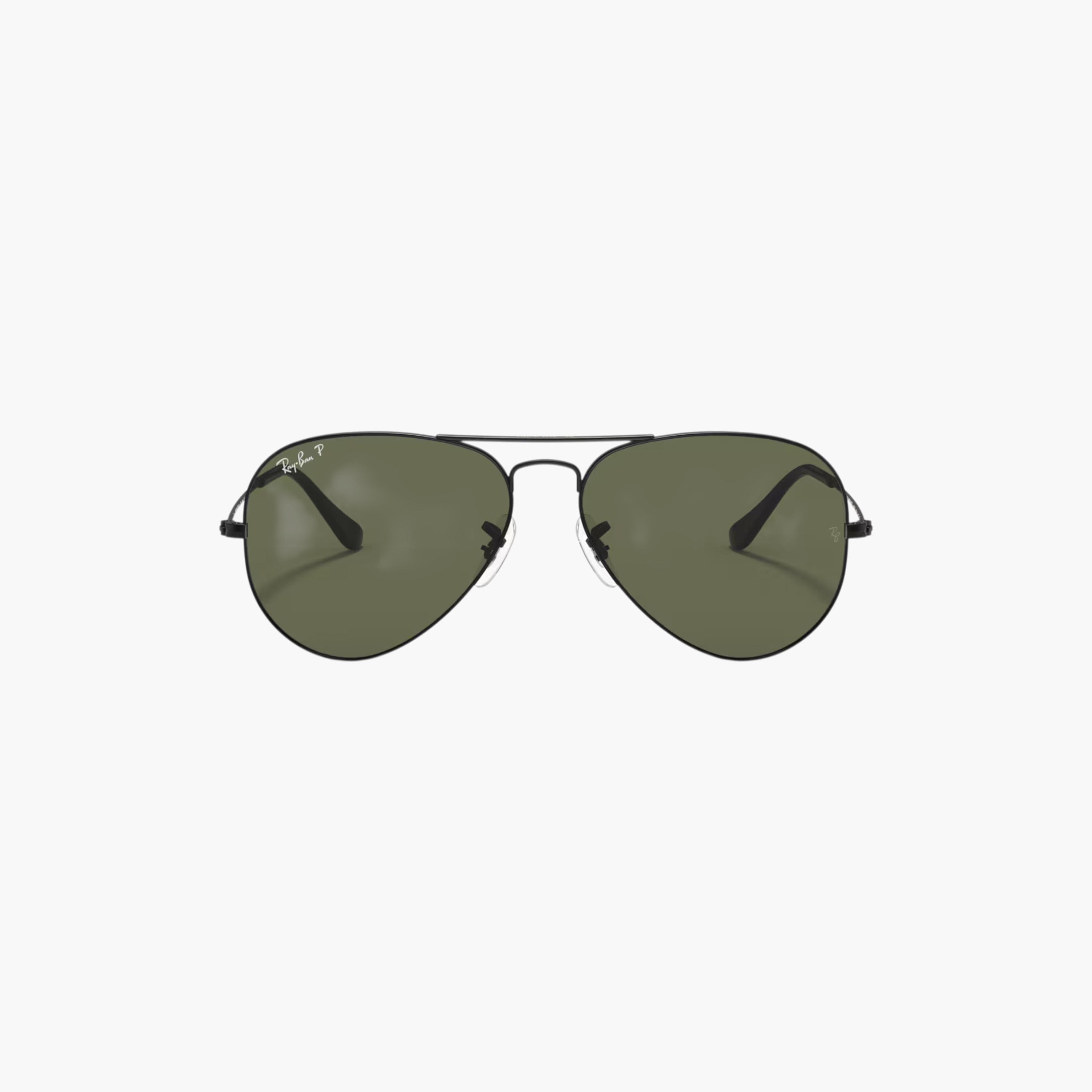 نظارة شمسية أفياتور بعدسات خضراء من راي بان-men-sunglasses-image-3