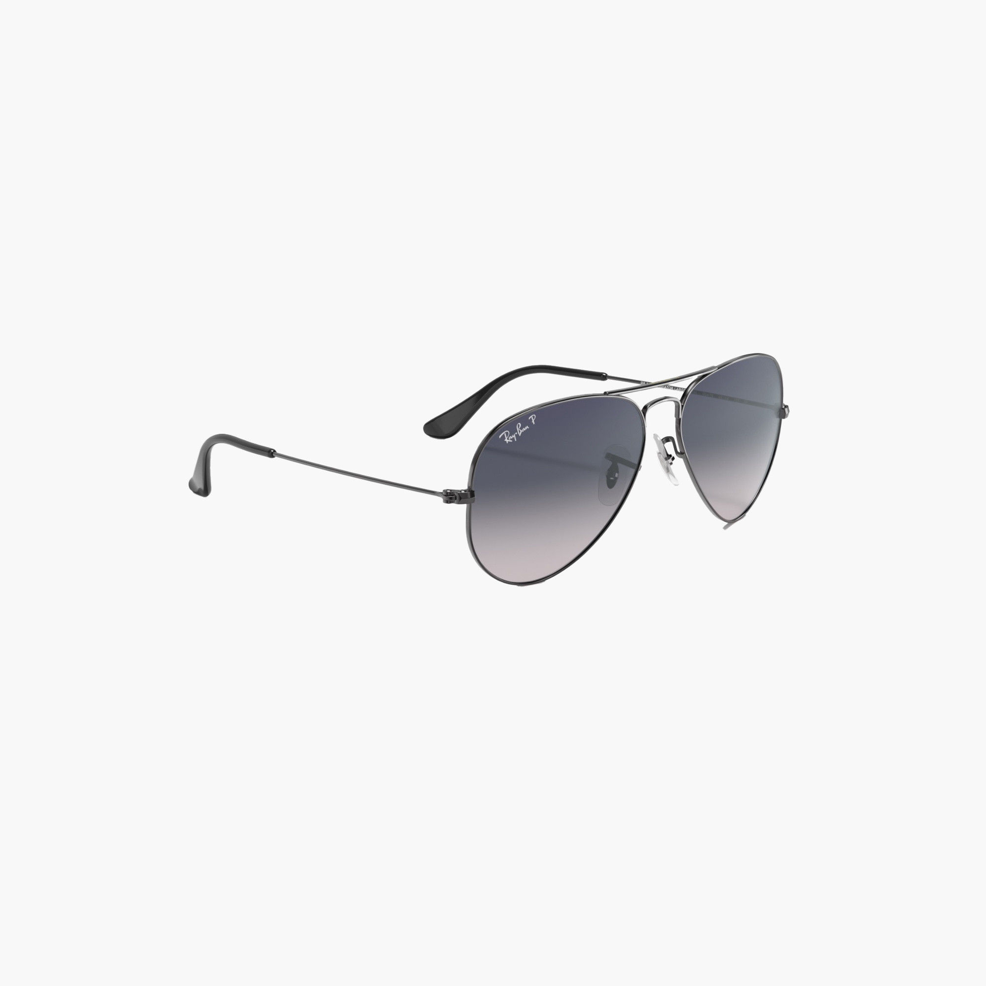 نظارة شمس أفياتور بعدسات زرقاء وحماية من الأشعة فوق البنفسجية من راي بان-men-sunglasses-image-5
