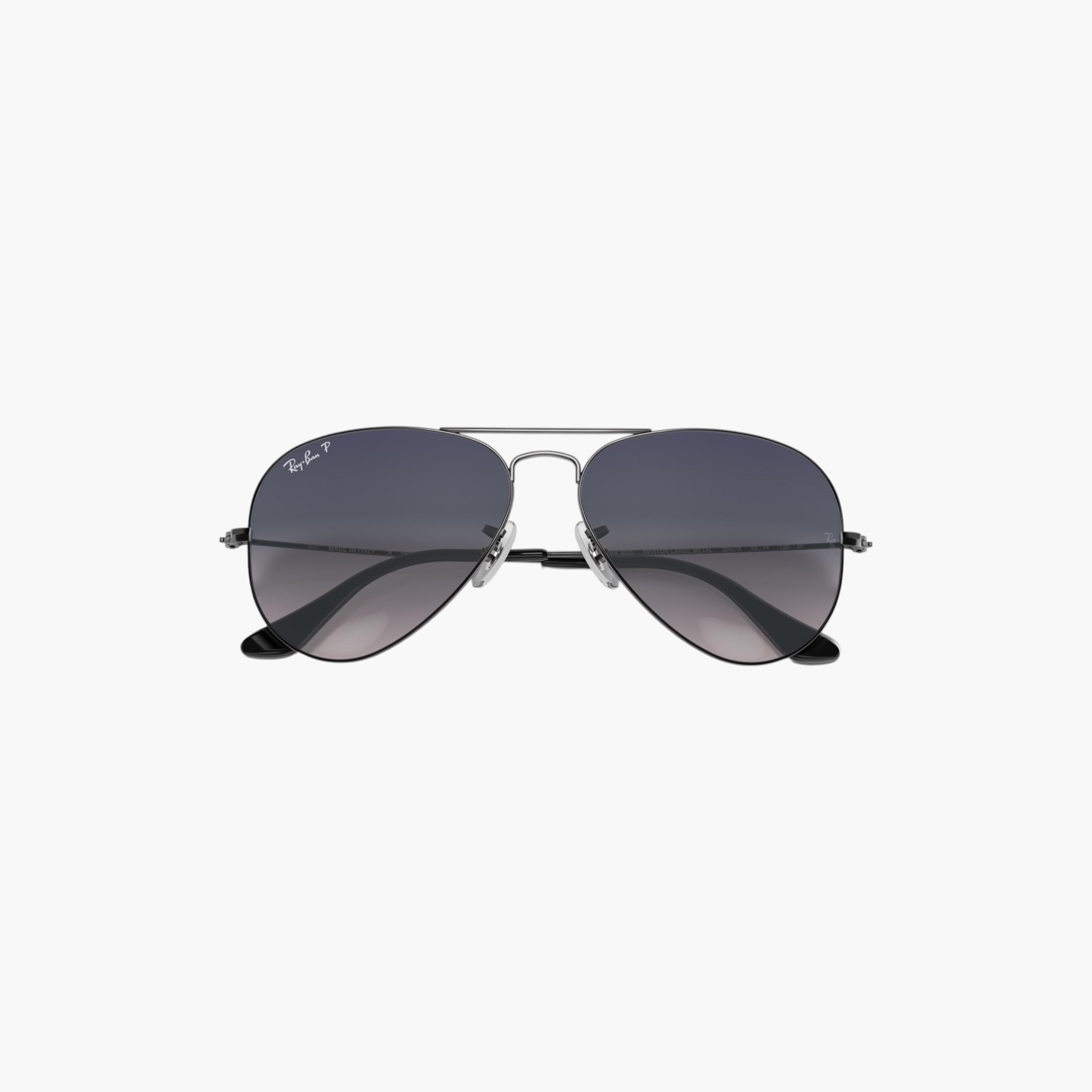 Ray-Ban Men Aviator Blue Lens Sunglasses-men-sunglasses-image-4