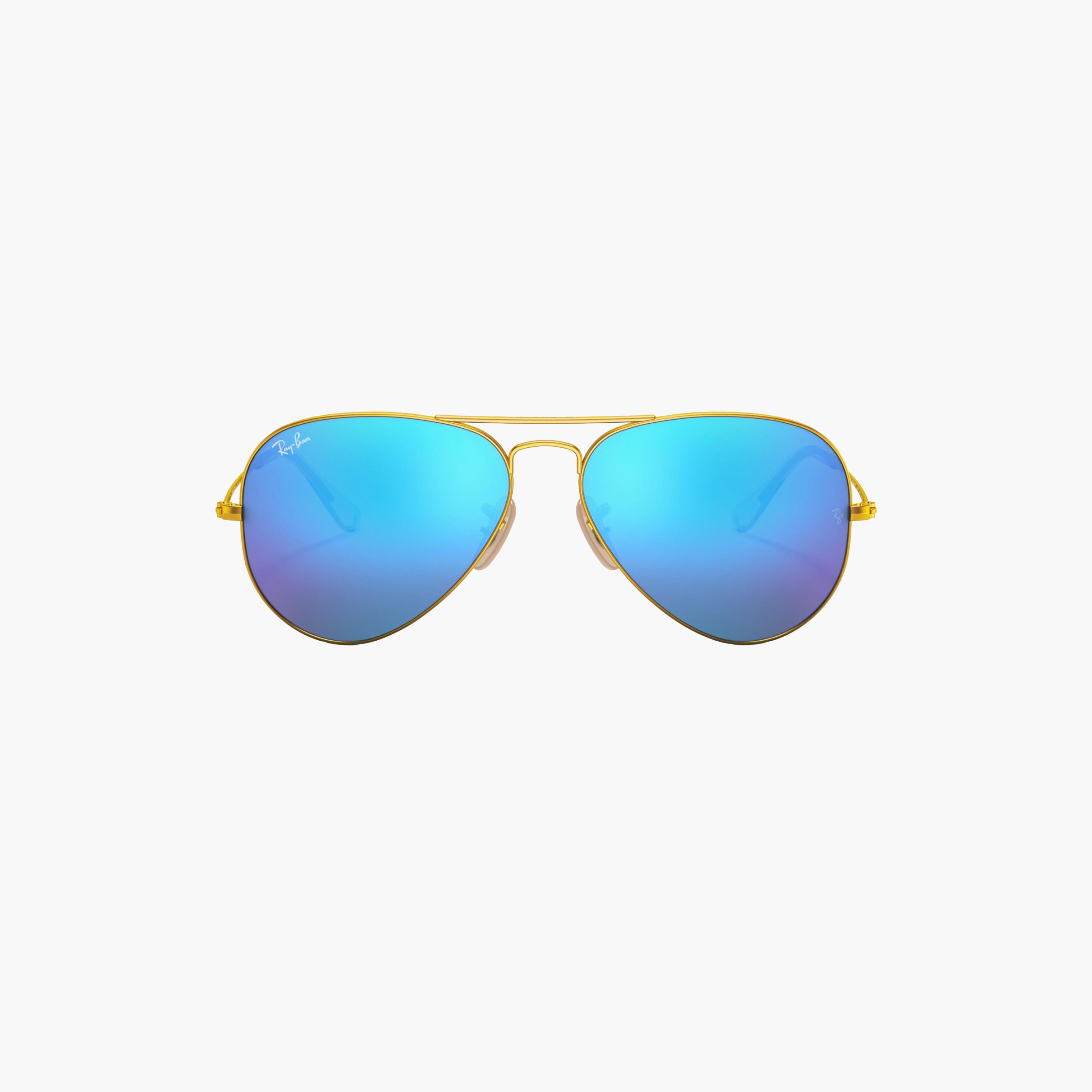 نظارة شمسية بعدسات زرقاء عاكسة أفياتور للجنسين من راي-بان-men-sunglasses-image-5