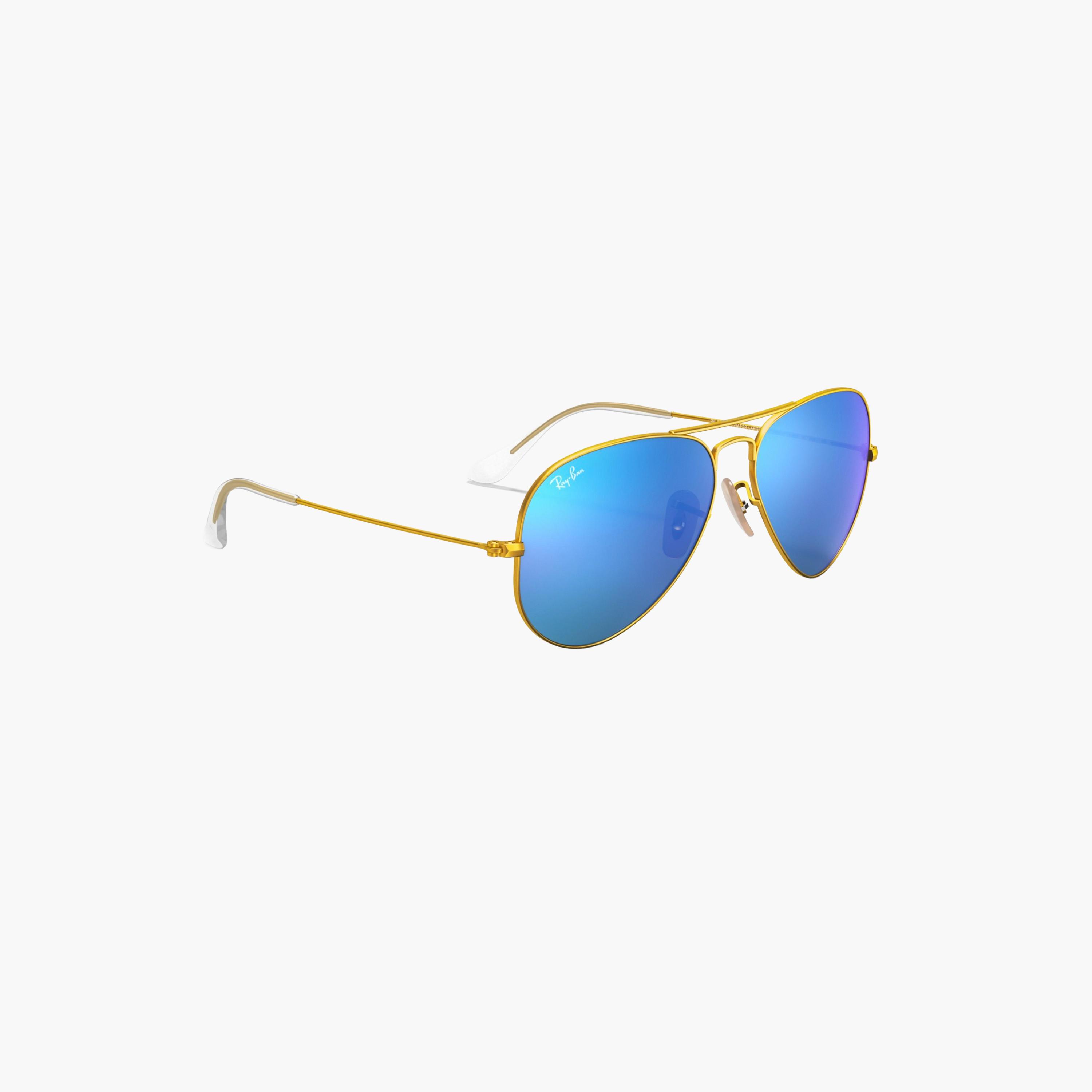 نظارة شمسية بعدسات زرقاء عاكسة أفياتور للجنسين من راي-بان-men-sunglasses-image-6