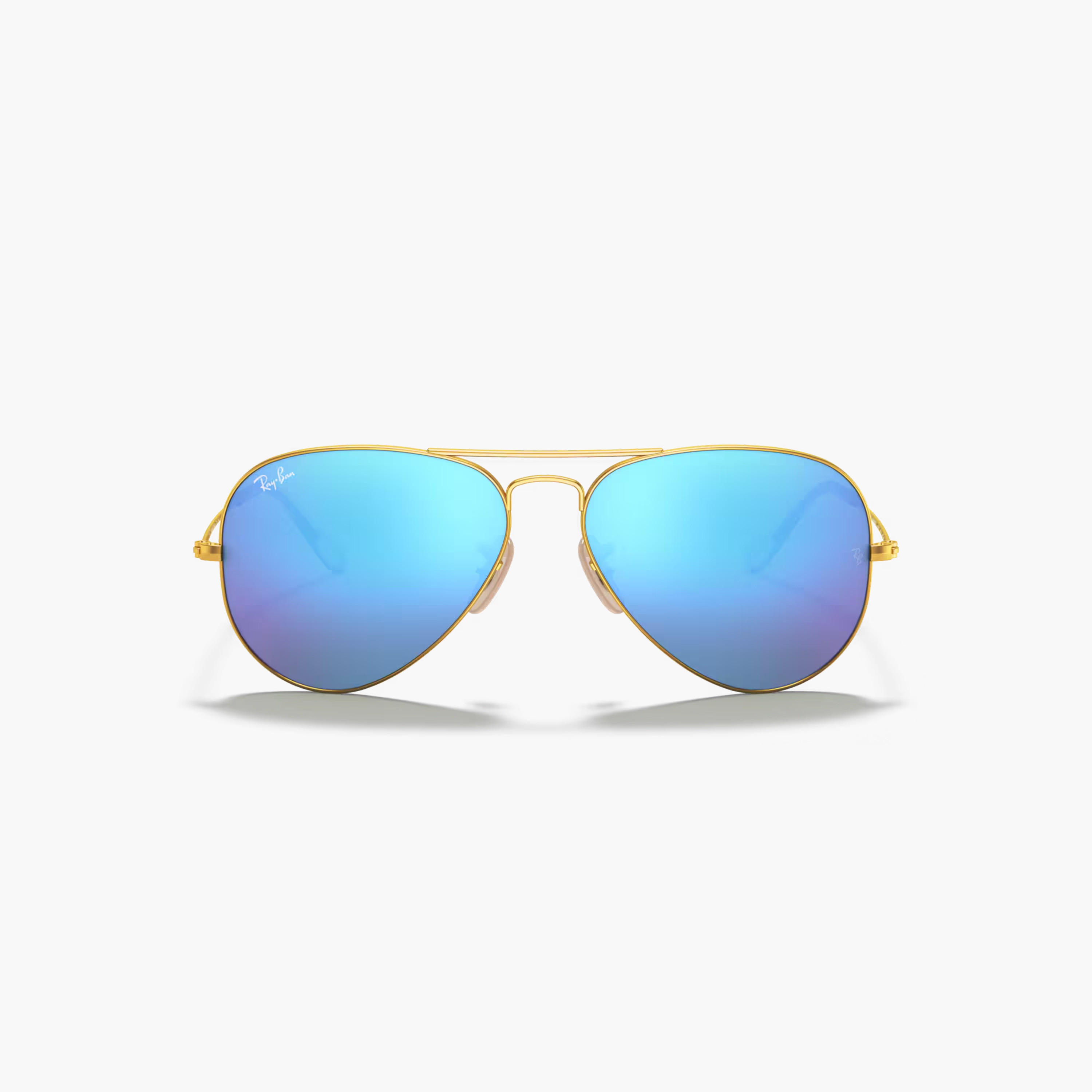 نظارة شمسية أفييتور بإطار كامل مع وسادة أنف ماتي أريستا من راي بان-men-sunglasses-image-1