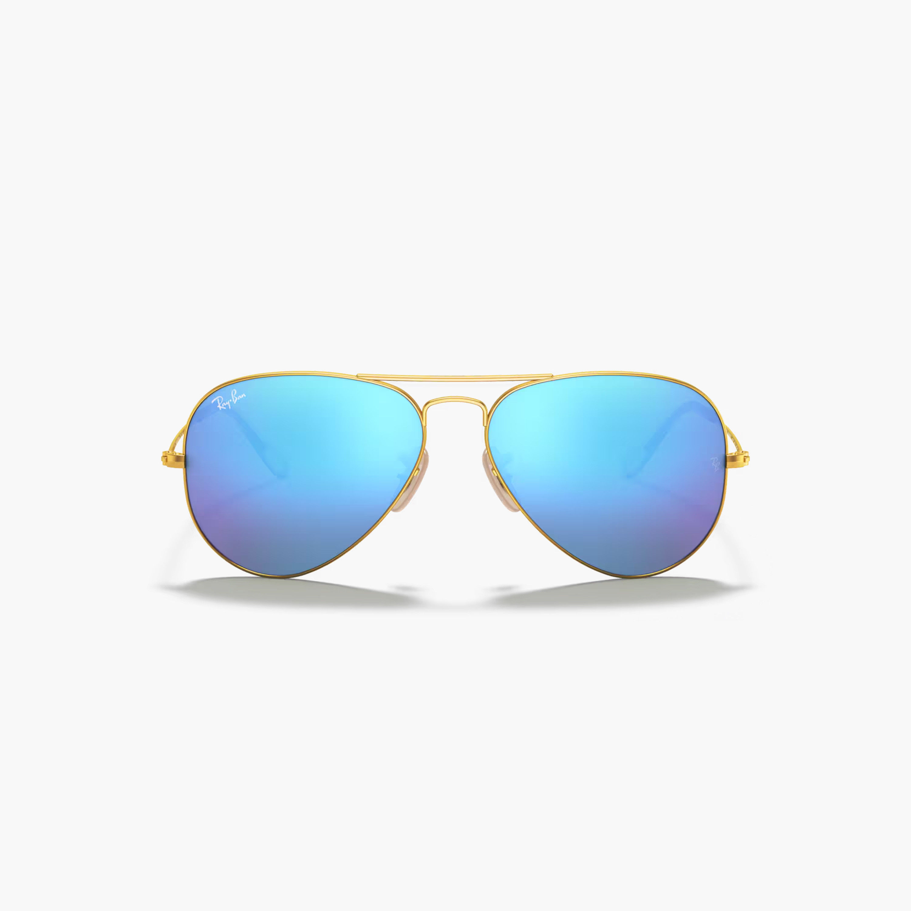 Ray-Ban Matte Arista Full Rim Aviator Sunglasses with Nose Pad-men-sunglasses-image-1