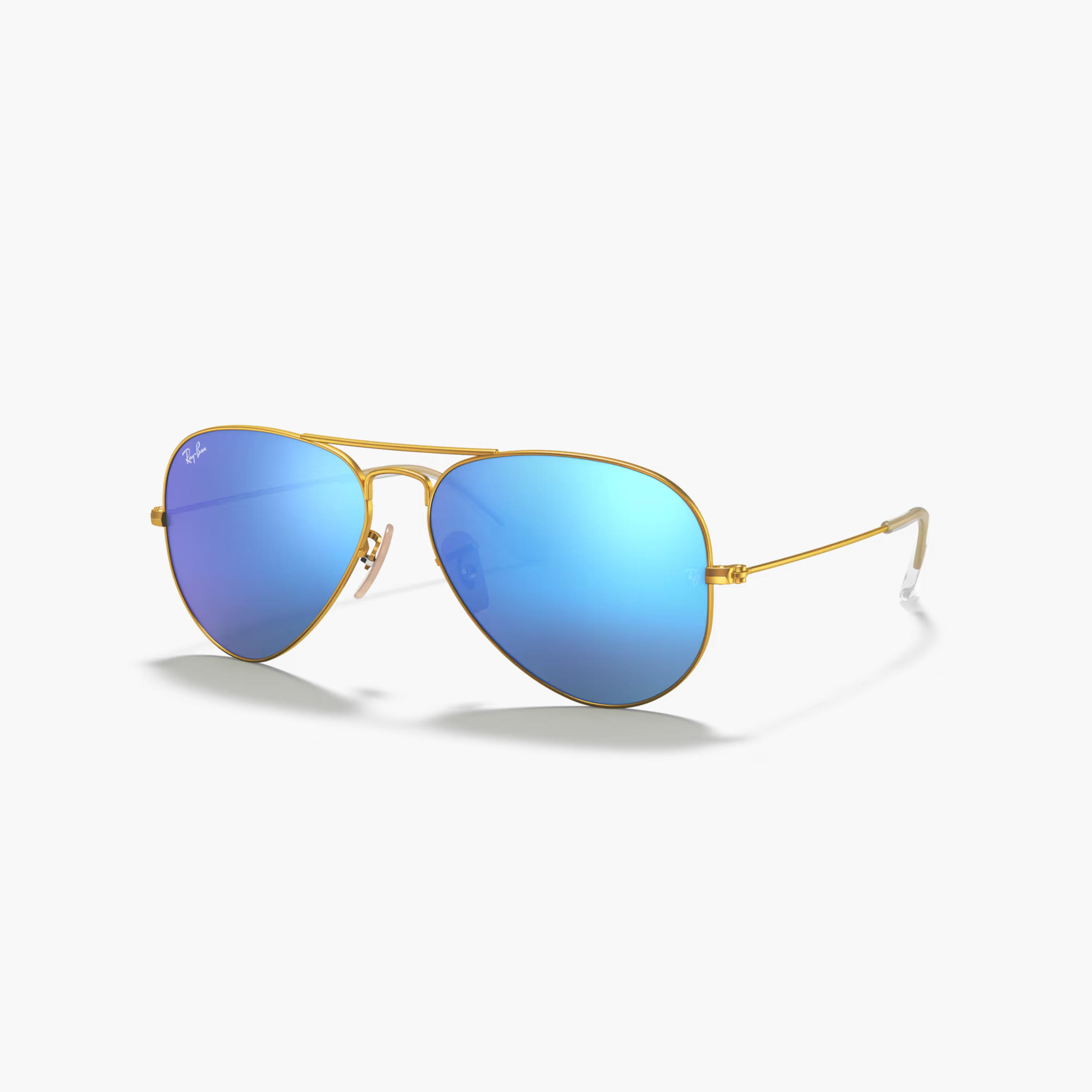 نظارة شمسية أفييتور بإطار كامل مع وسادة أنف ماتي أريستا من راي بان-men-sunglasses-image-4