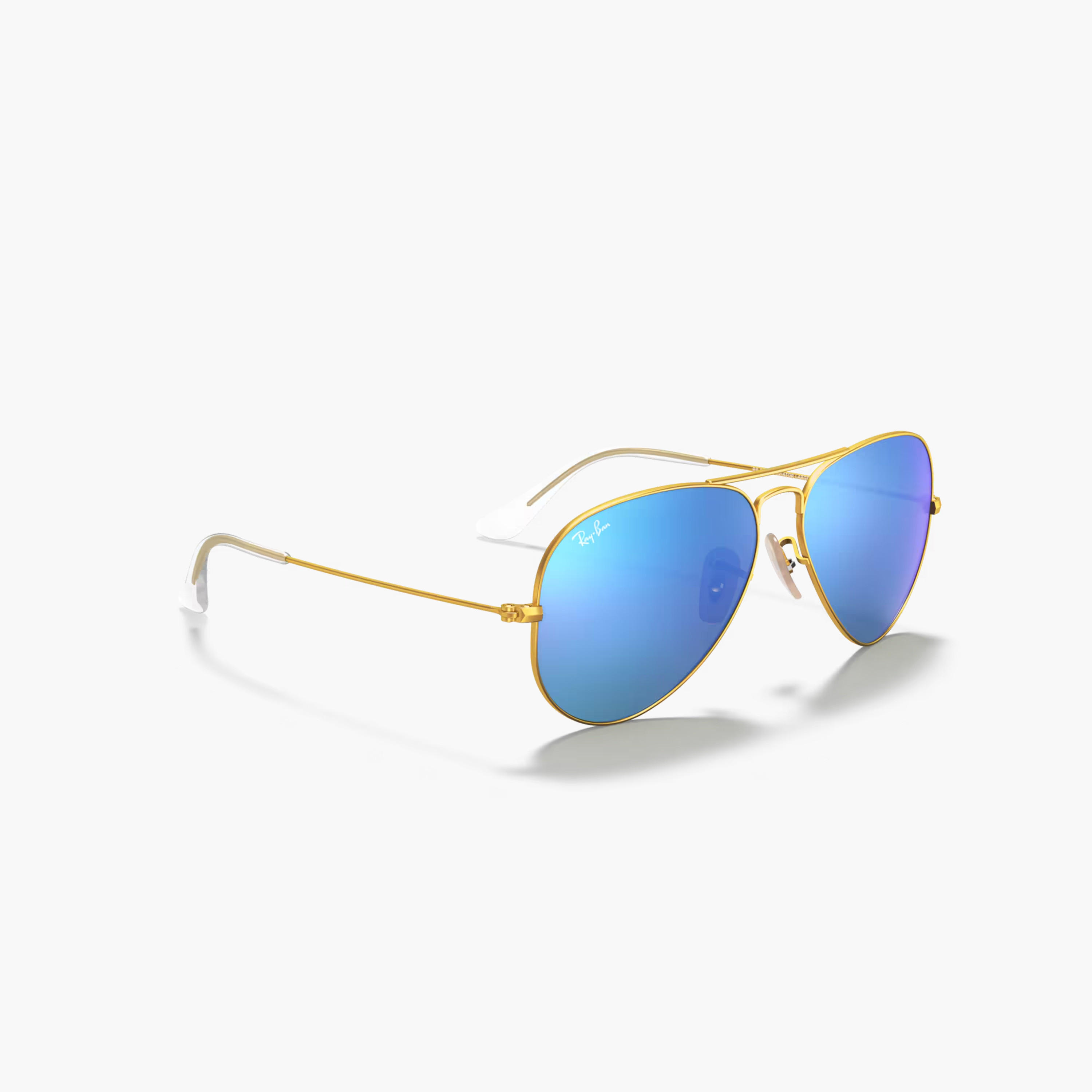 نظارة شمسية أفييتور بإطار كامل مع وسادة أنف ماتي أريستا من راي بان-men-sunglasses-image-5