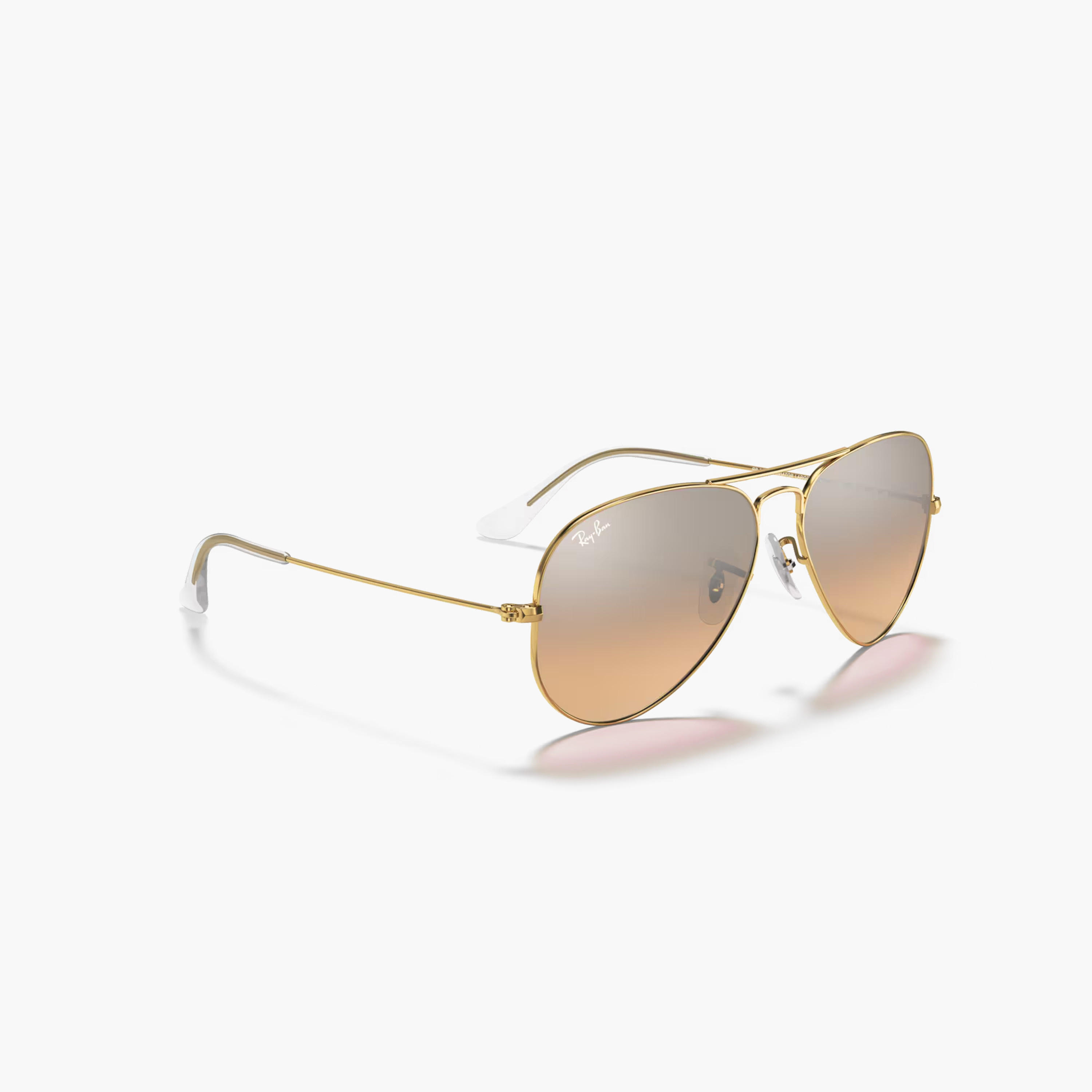 نظارة شمسية أفياتور بإطار كامل ووسادات أنف أريستا من راي بان-men-sunglasses-image-3