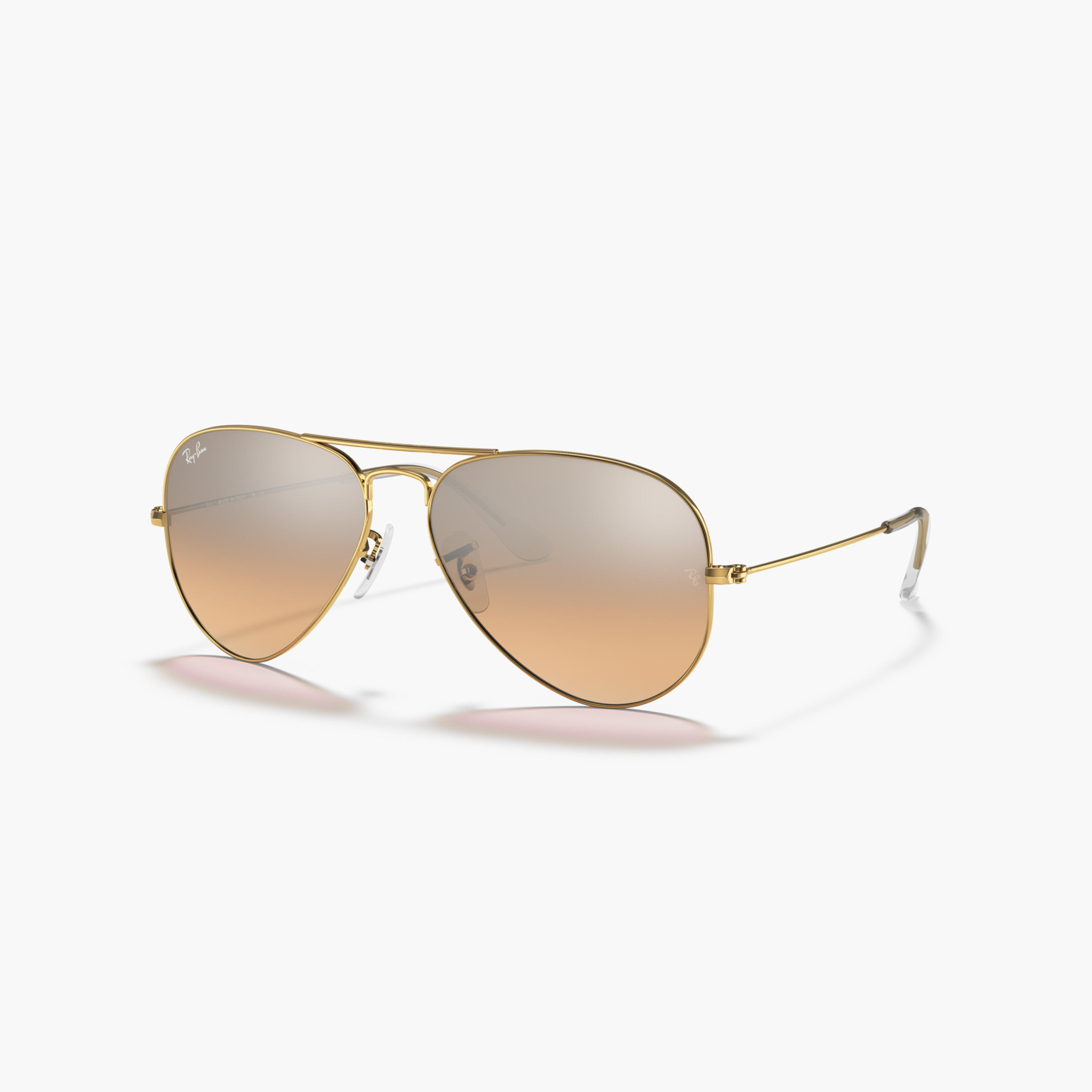 نظارة شمسية أفياتور بإطار كامل ووسادات أنف أريستا من راي بان-men-sunglasses-image-1
