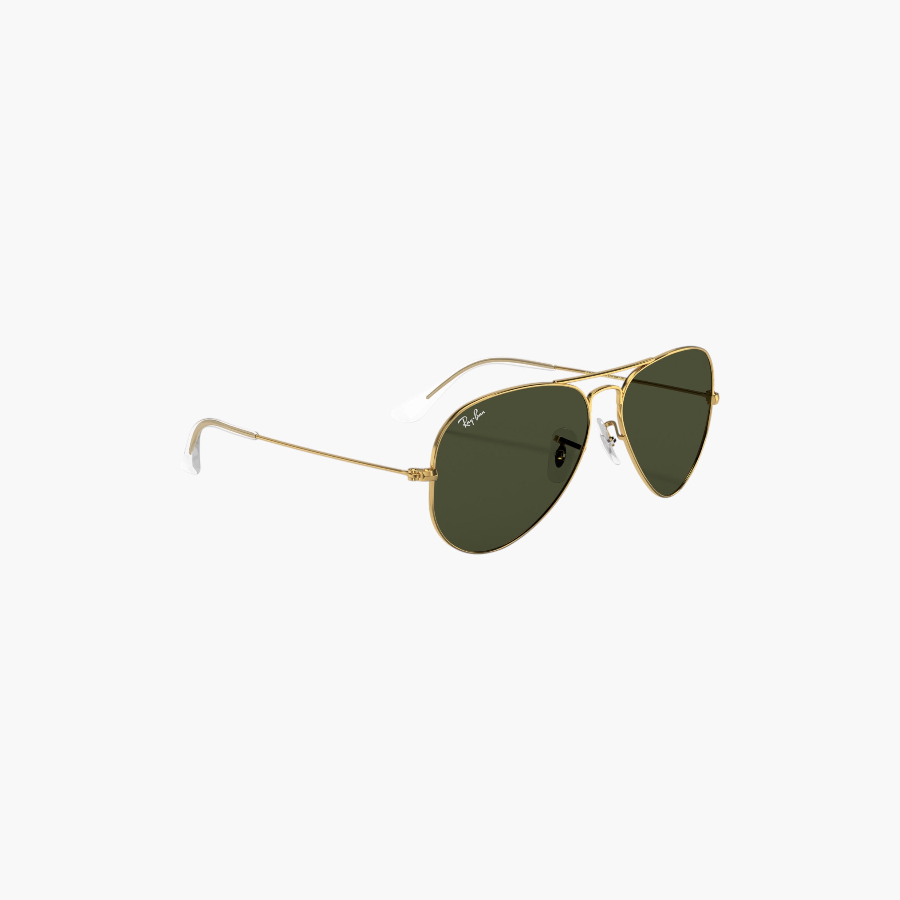 Ray-Ban Men Aviator Green Lens Sunglasses-men-sunglasses-image-2