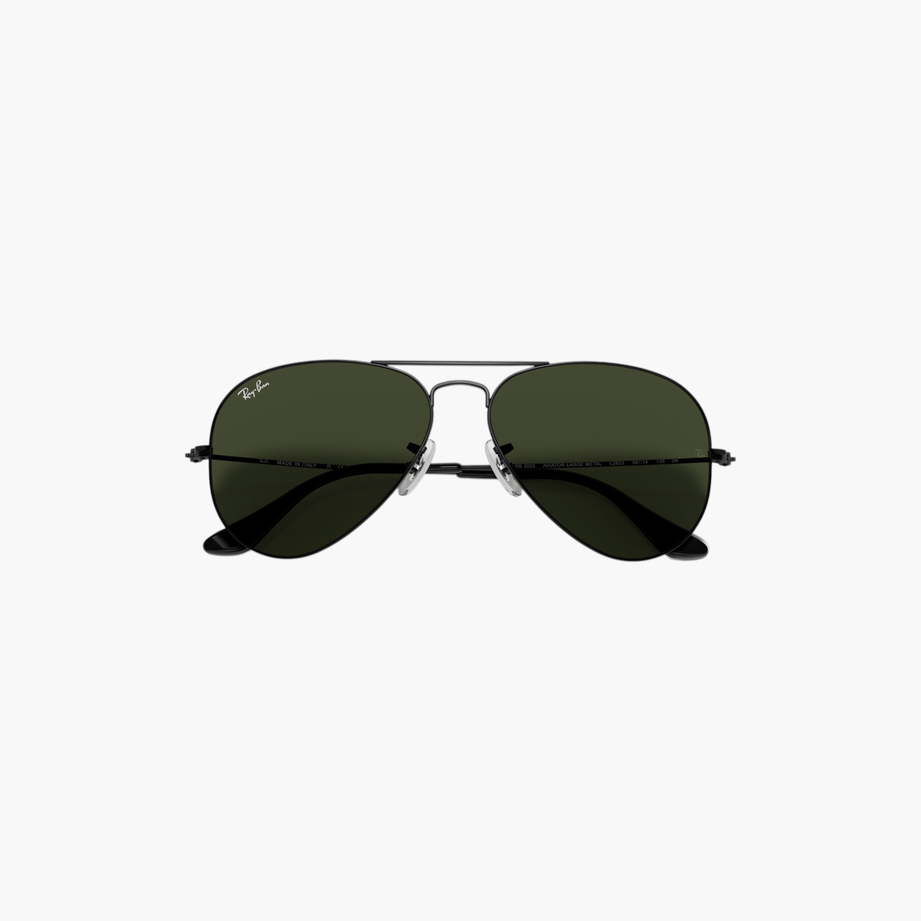 نظارة شمسية أفياتور بعدسات خضراء للرجال من راي بان-men-sunglasses-image-3