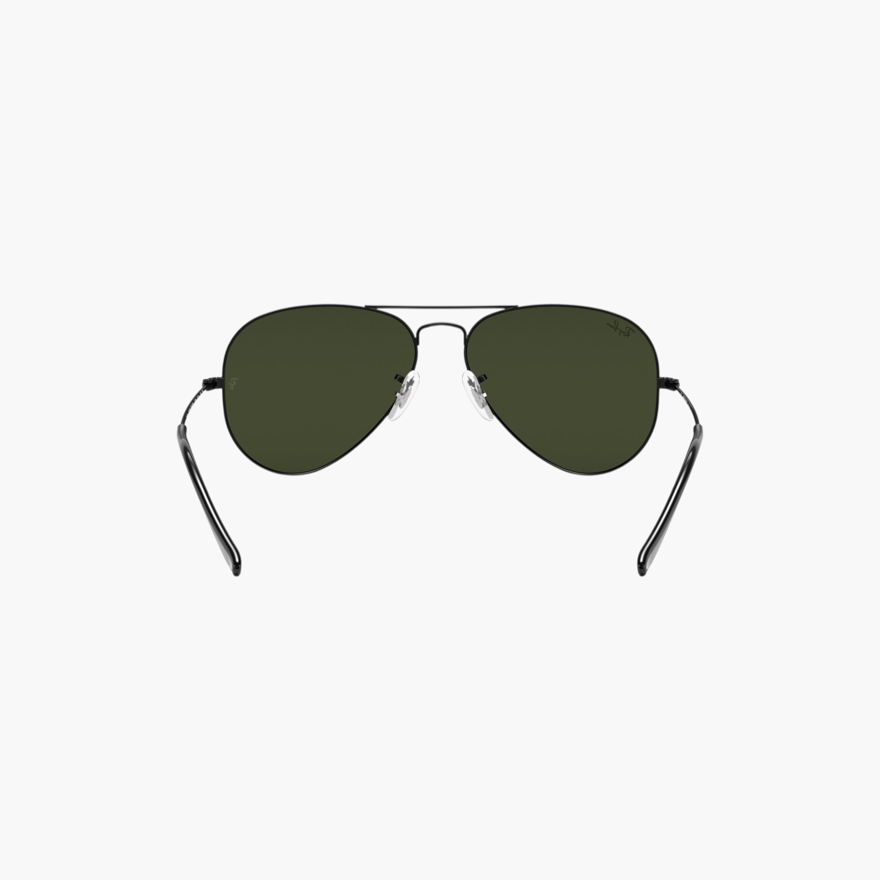 Ray-Ban Men Aviator Green Lens Sunglasses-men-sunglasses-image-5