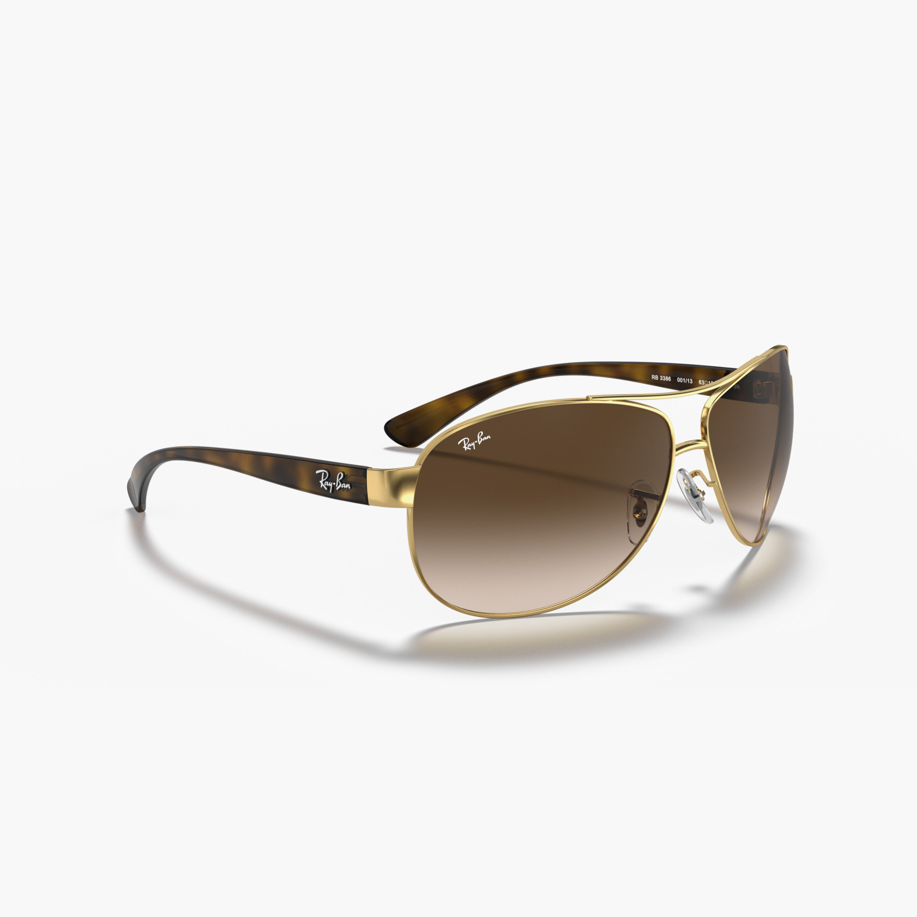 نظارة شمسية أفياتور بإطار كامل ووسادات أنف أريستا من راي بان-men-sunglasses-image-2