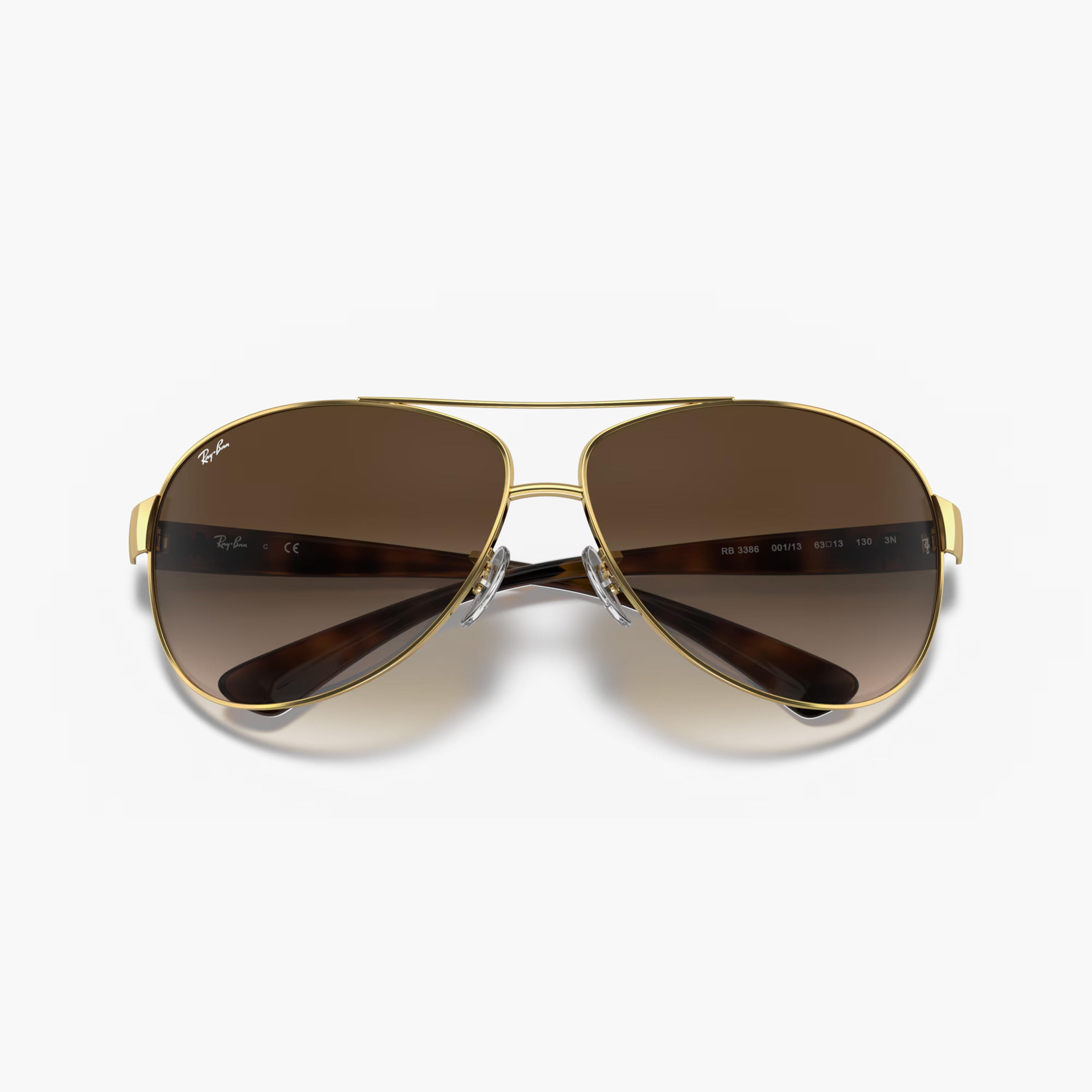 نظارة شمسية أفياتور بإطار كامل ووسادات أنف أريستا من راي بان-men-sunglasses-image-3