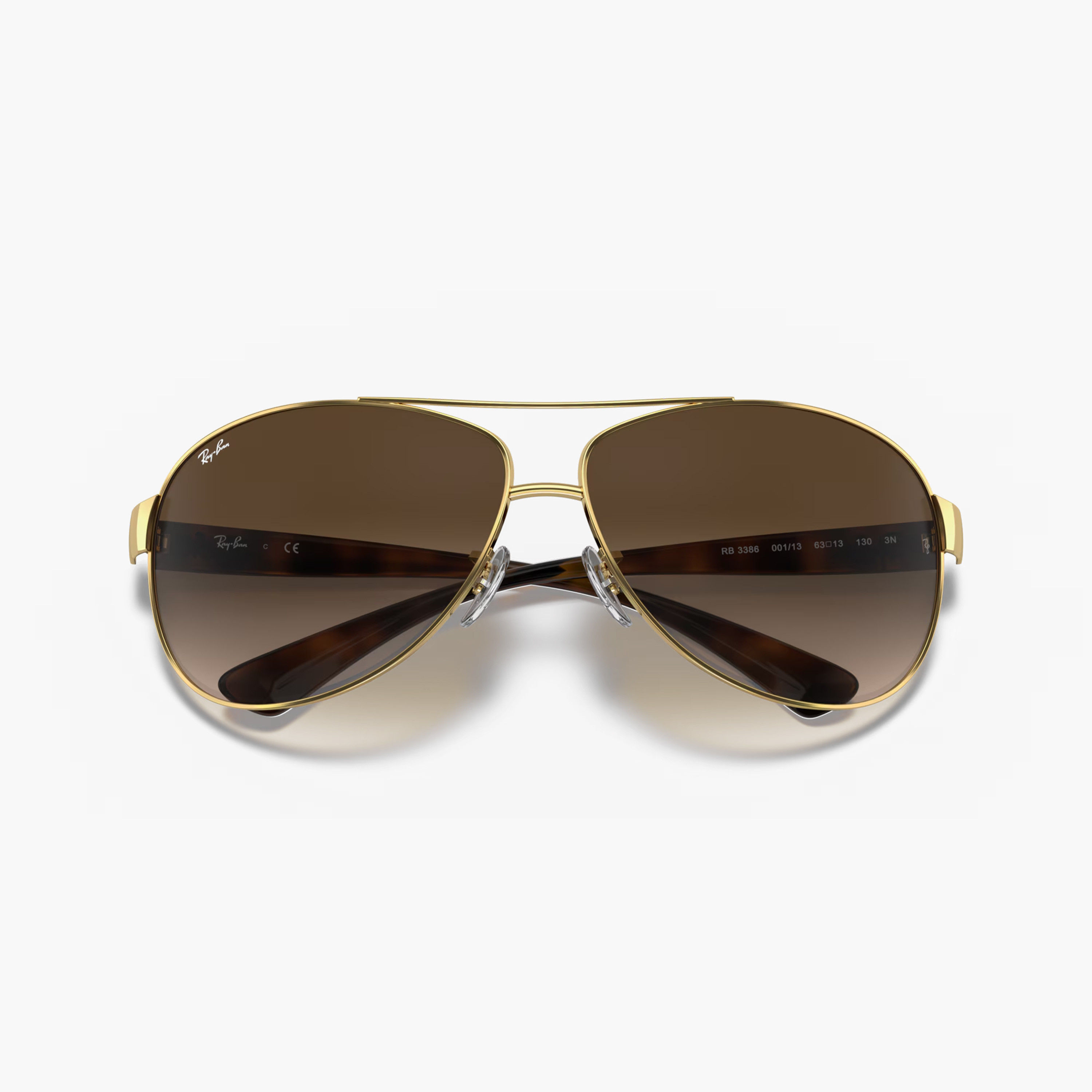 نظارة شمسية أفياتور بإطار كامل ووسادات أنف أريستا من راي بان-men-sunglasses-image-3