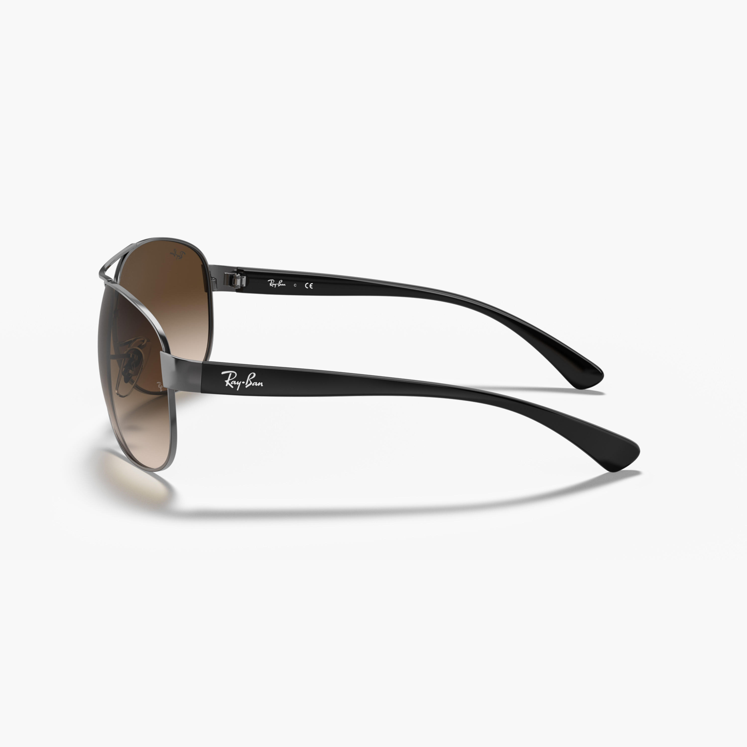 نظارة شمسية أفياتور بإطار كامل ووسادات أنف جونميتال من راي بان-men-sunglasses-image-2