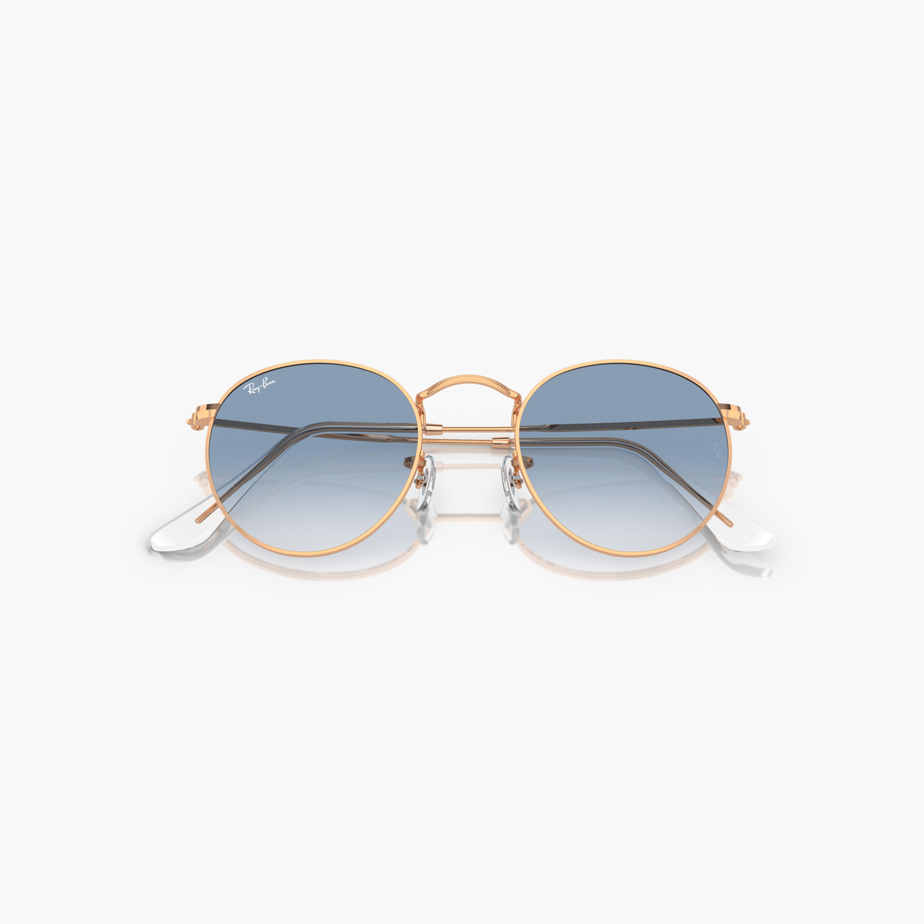 نظارة شمسية مستديرة بإطار كامل ووسادات أنف من راي بان-men-sunglasses-image-2