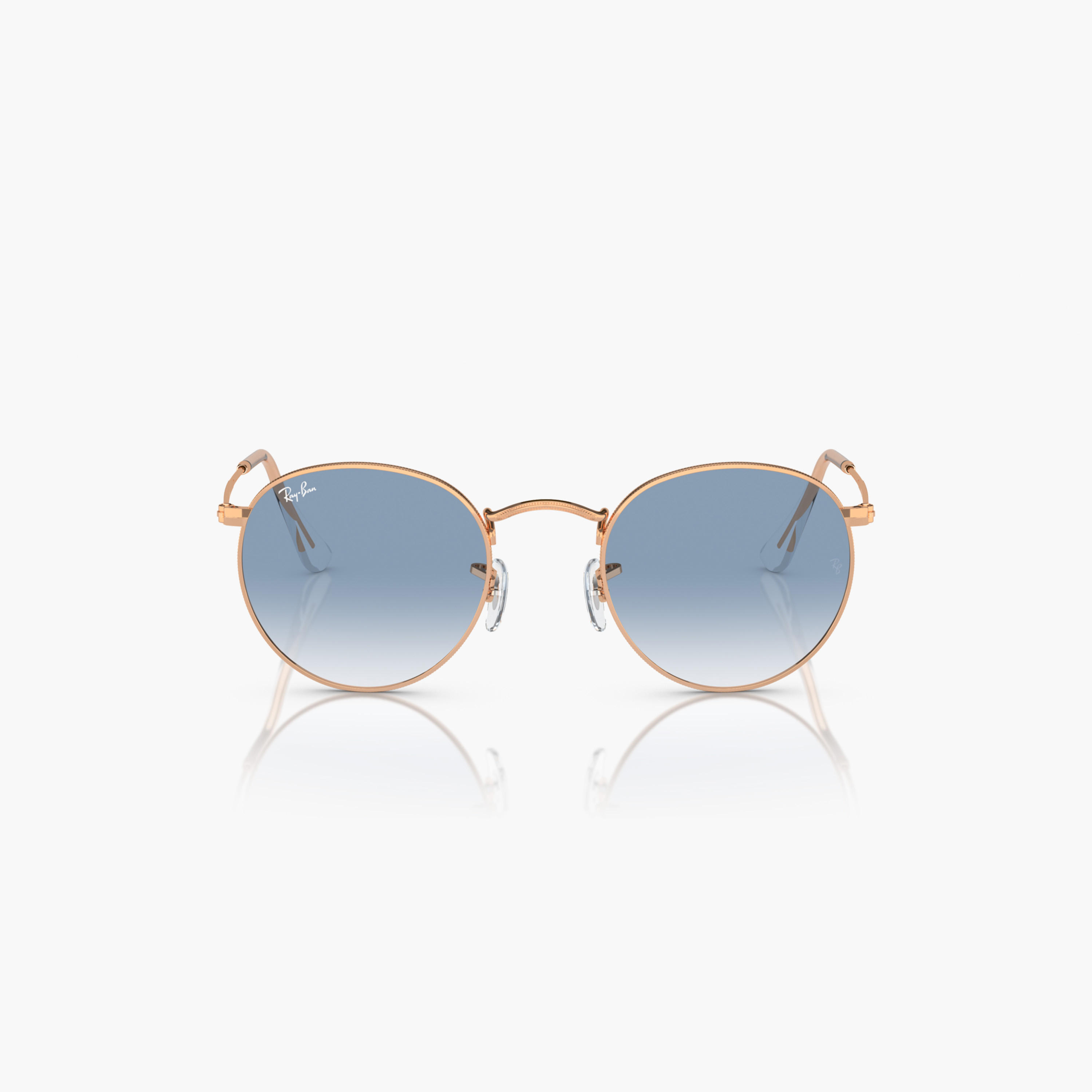 نظارة شمسية مستديرة بإطار كامل ووسادات أنف من راي بان-men-sunglasses-image-3
