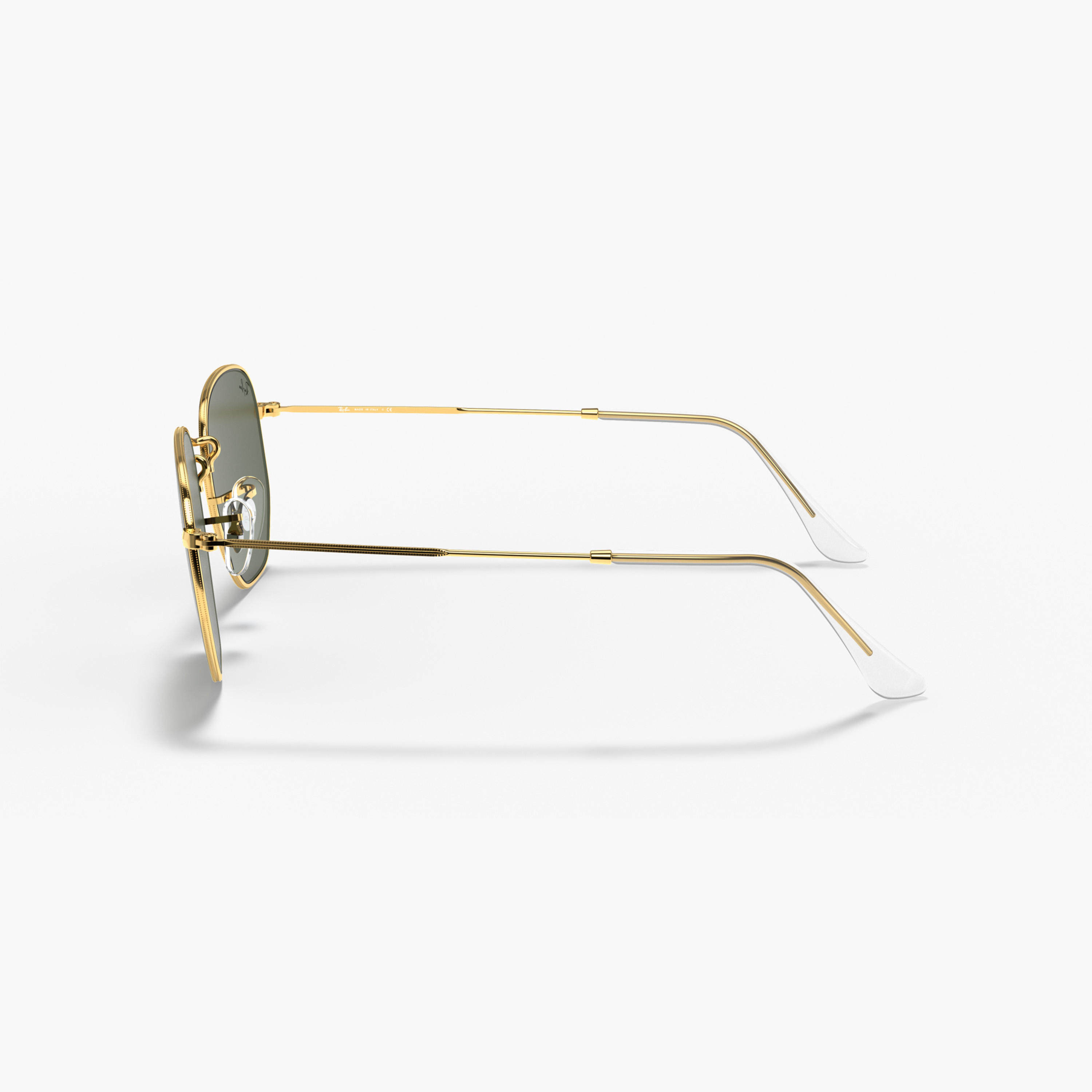 نظارة شمسية بإطار هندسي ووسادات أنف ليجند من راي بان-men-sunglasses-image-5
