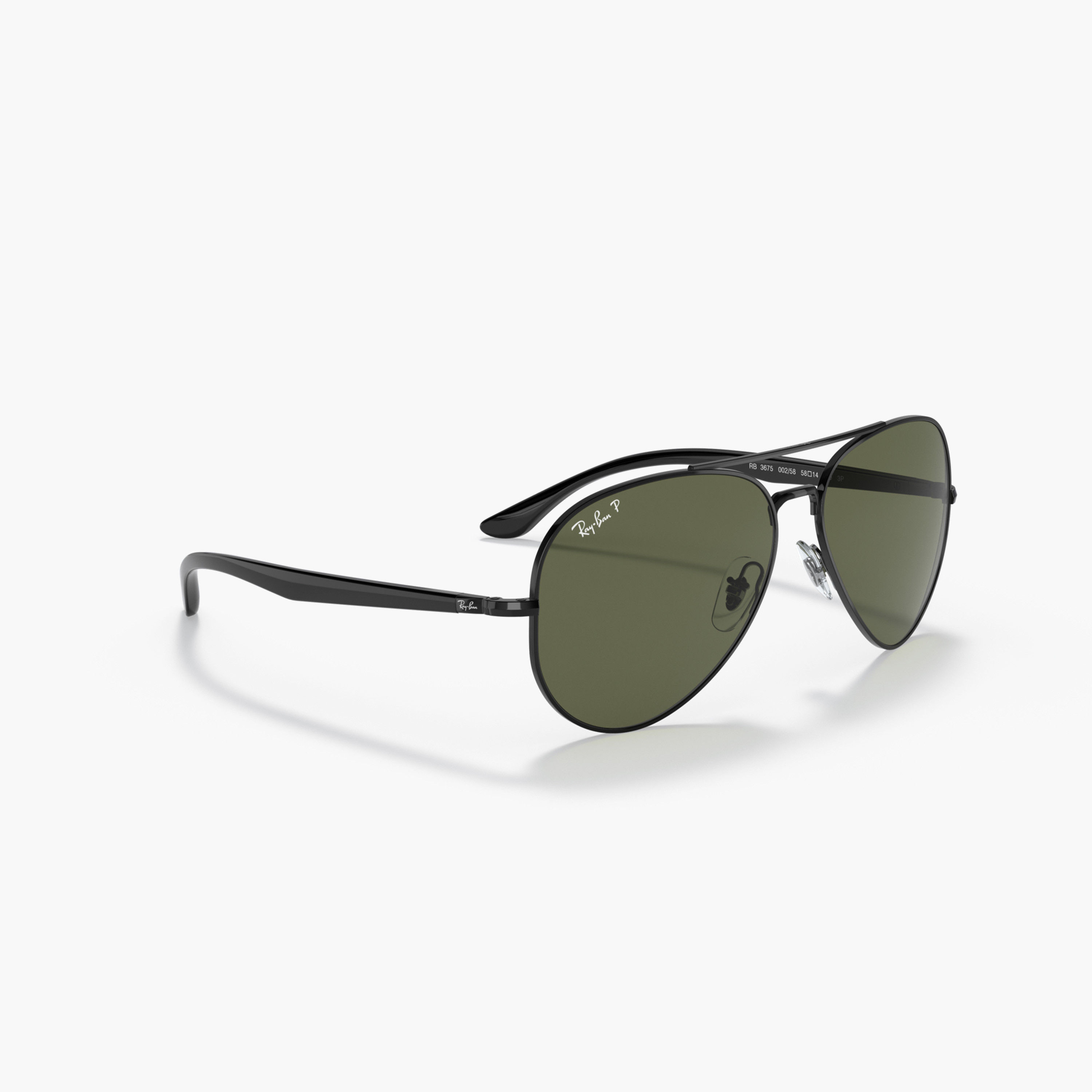 نظارة شمسية أفياتور بإطار كامل مع وسادات أنف من راي بان-women-sunglasses-image-3