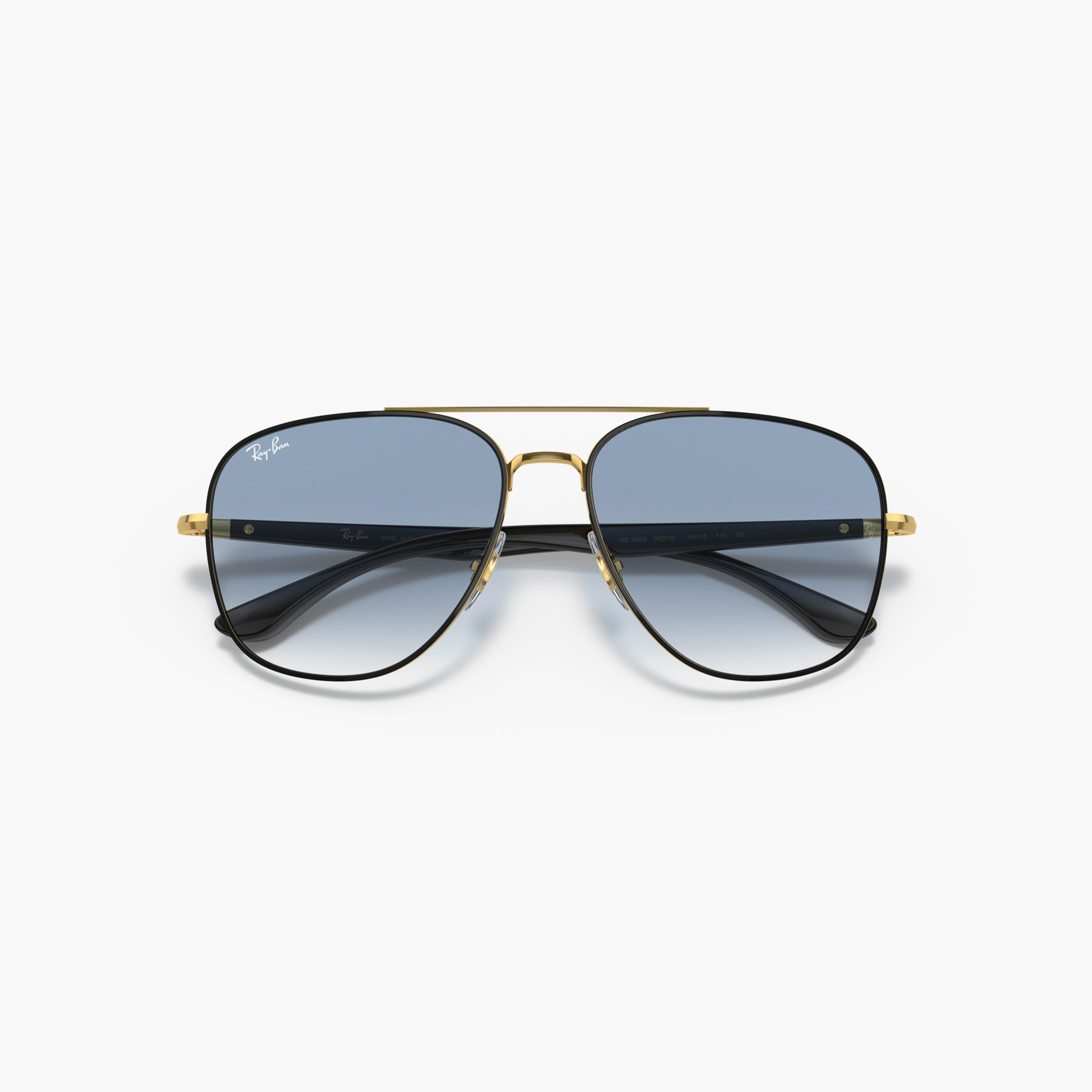 نظارة شمسية واي فارر بعدسات ملونة وبوسادات أنف أريستا من راي بان-men-sunglasses-image-2