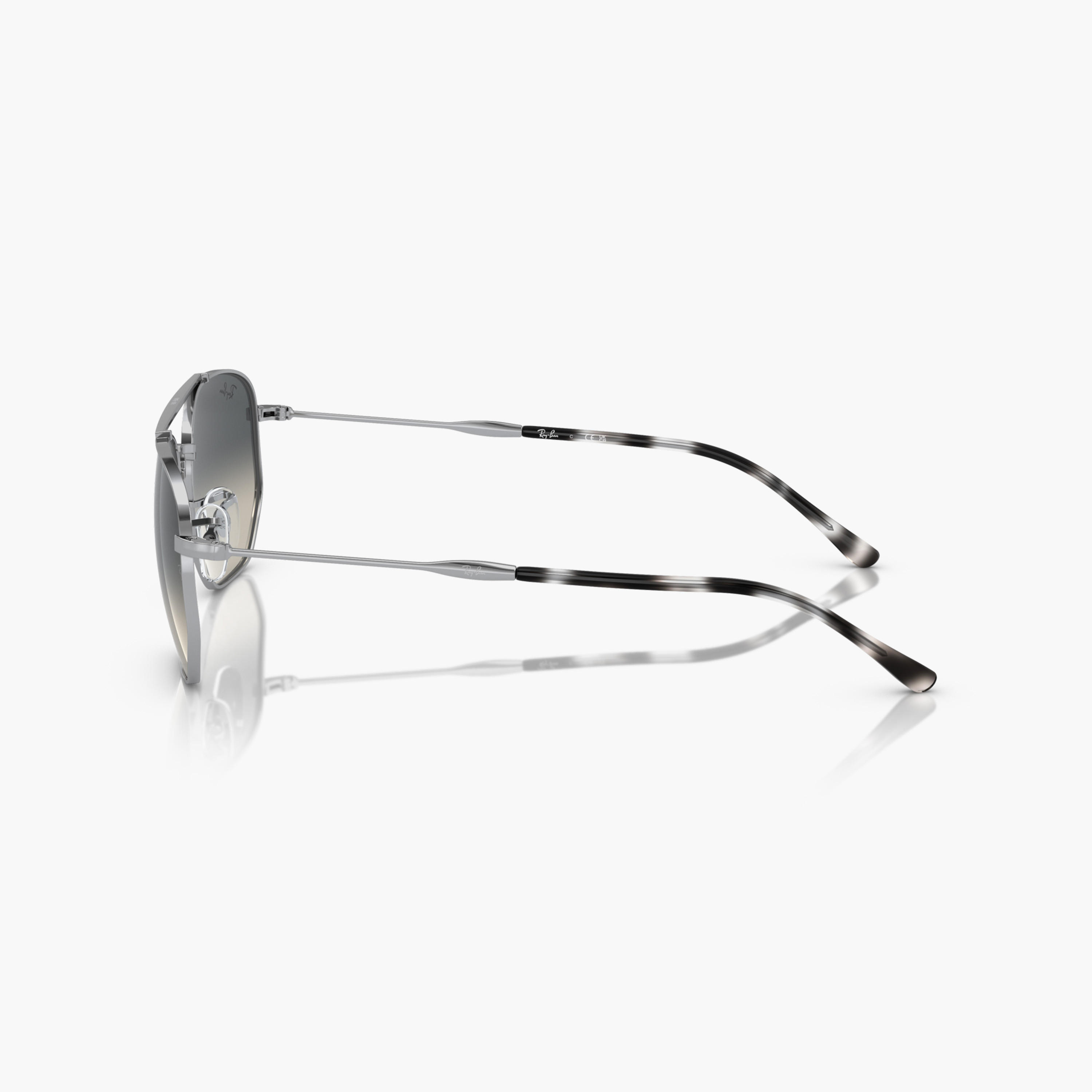 نظارة شمسية بإطار كامل وعدسات ملونة ووسادة أنف من راي بان-men-sunglasses-image-2