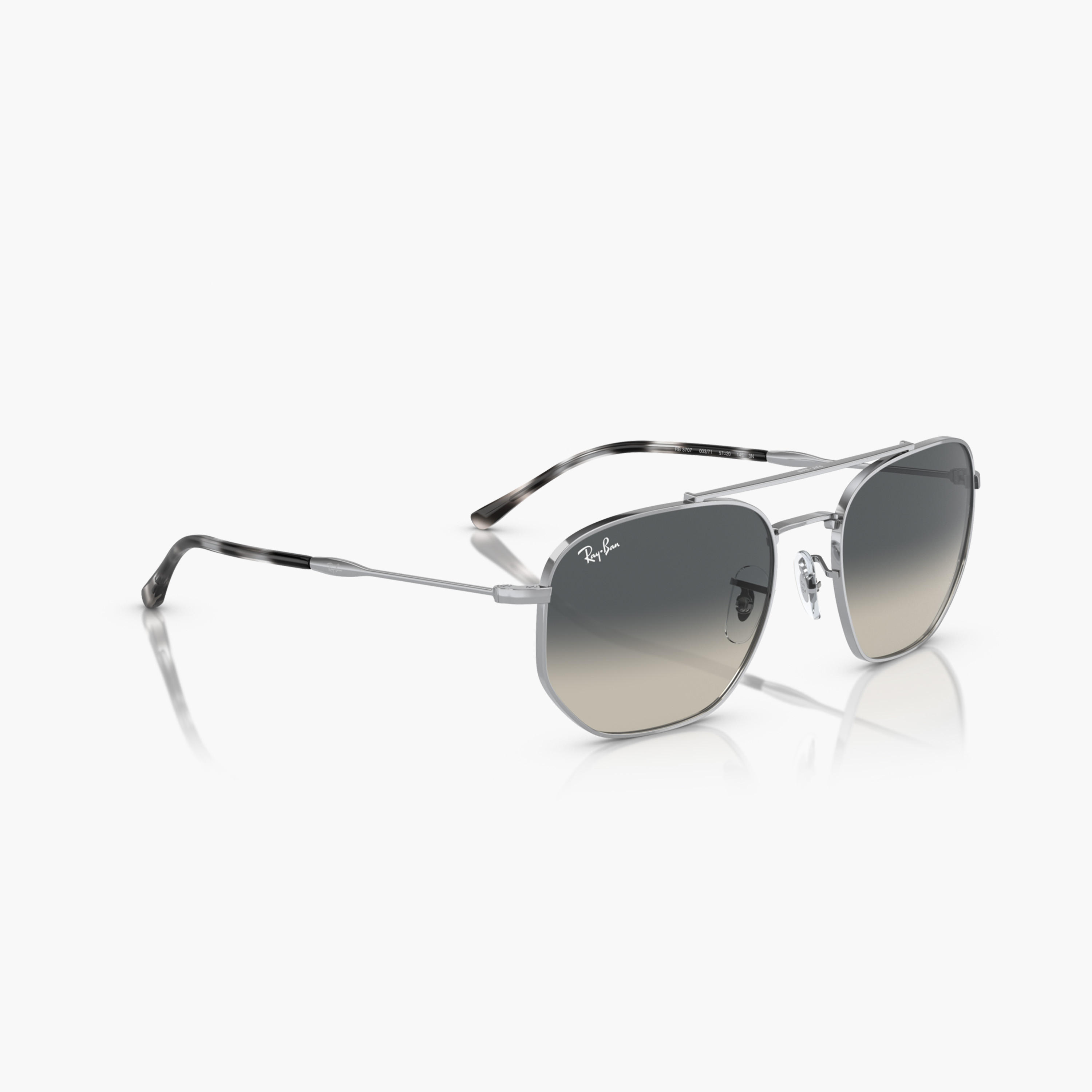 نظارة شمسية بإطار كامل وعدسات ملونة ووسادة أنف من راي بان-men-sunglasses-image-3