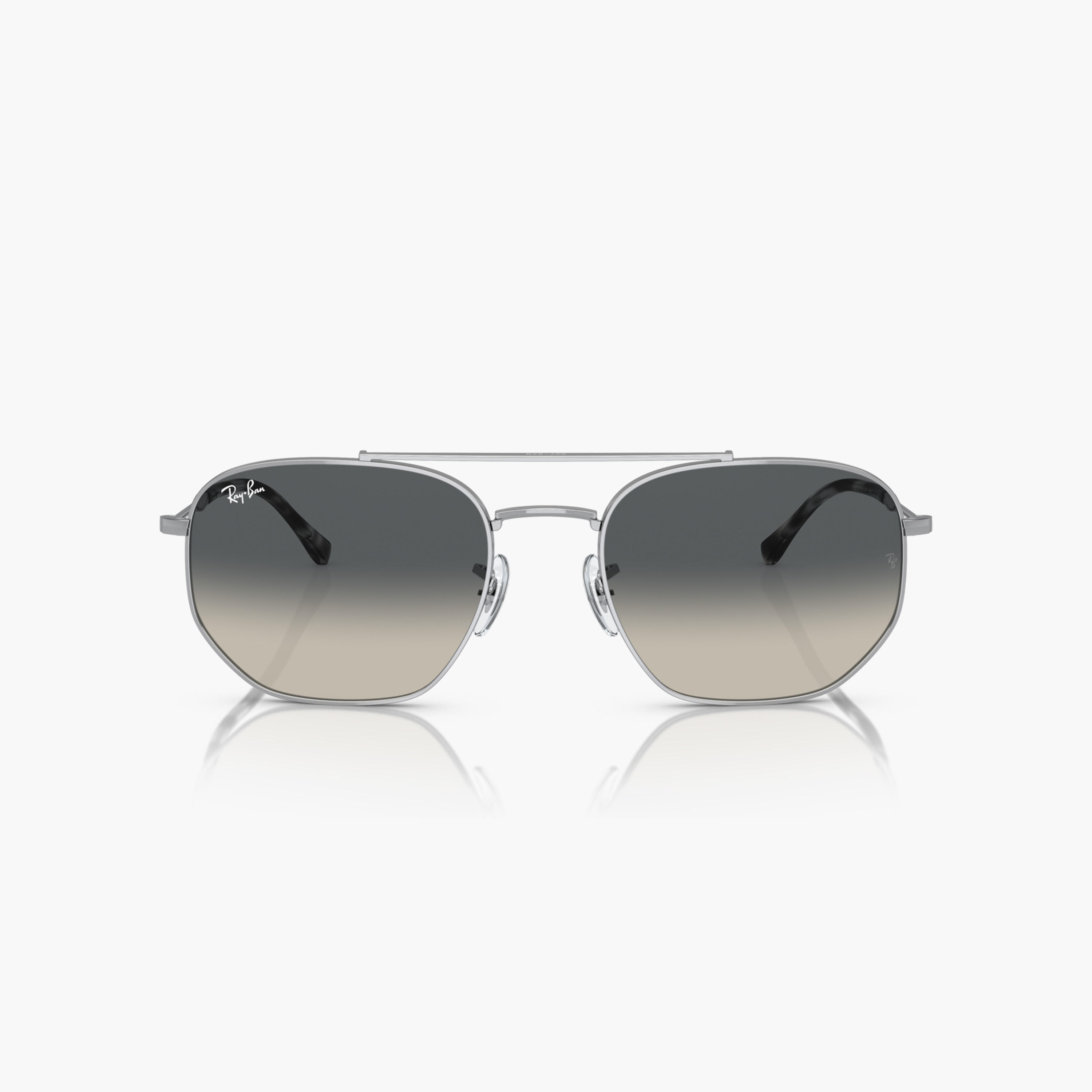 نظارة شمسية بإطار كامل وعدسات ملونة ووسادة أنف من راي بان-men-sunglasses-image-4