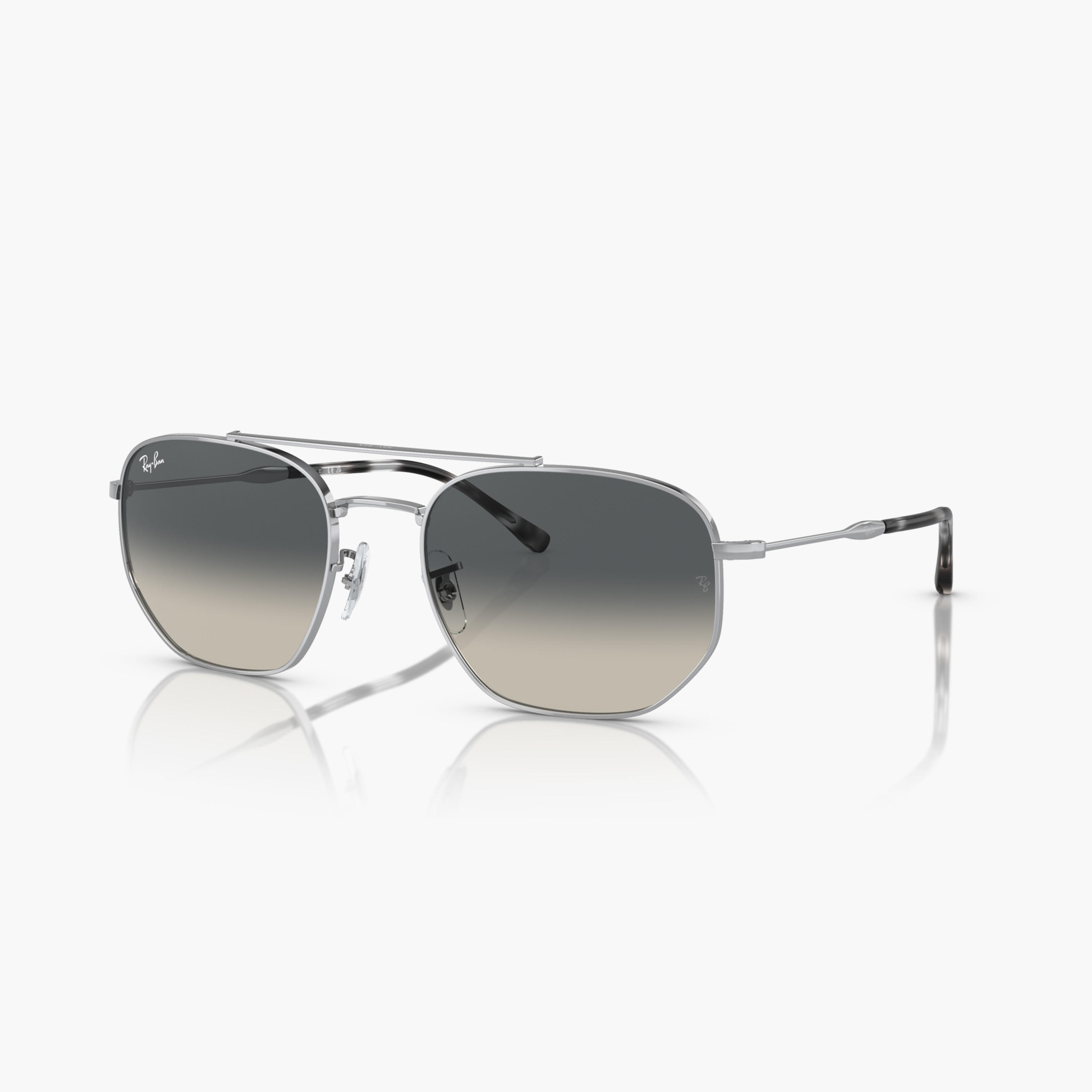 نظارة شمسية بإطار كامل وعدسات ملونة ووسادة أنف من راي بان-men-sunglasses-image-5